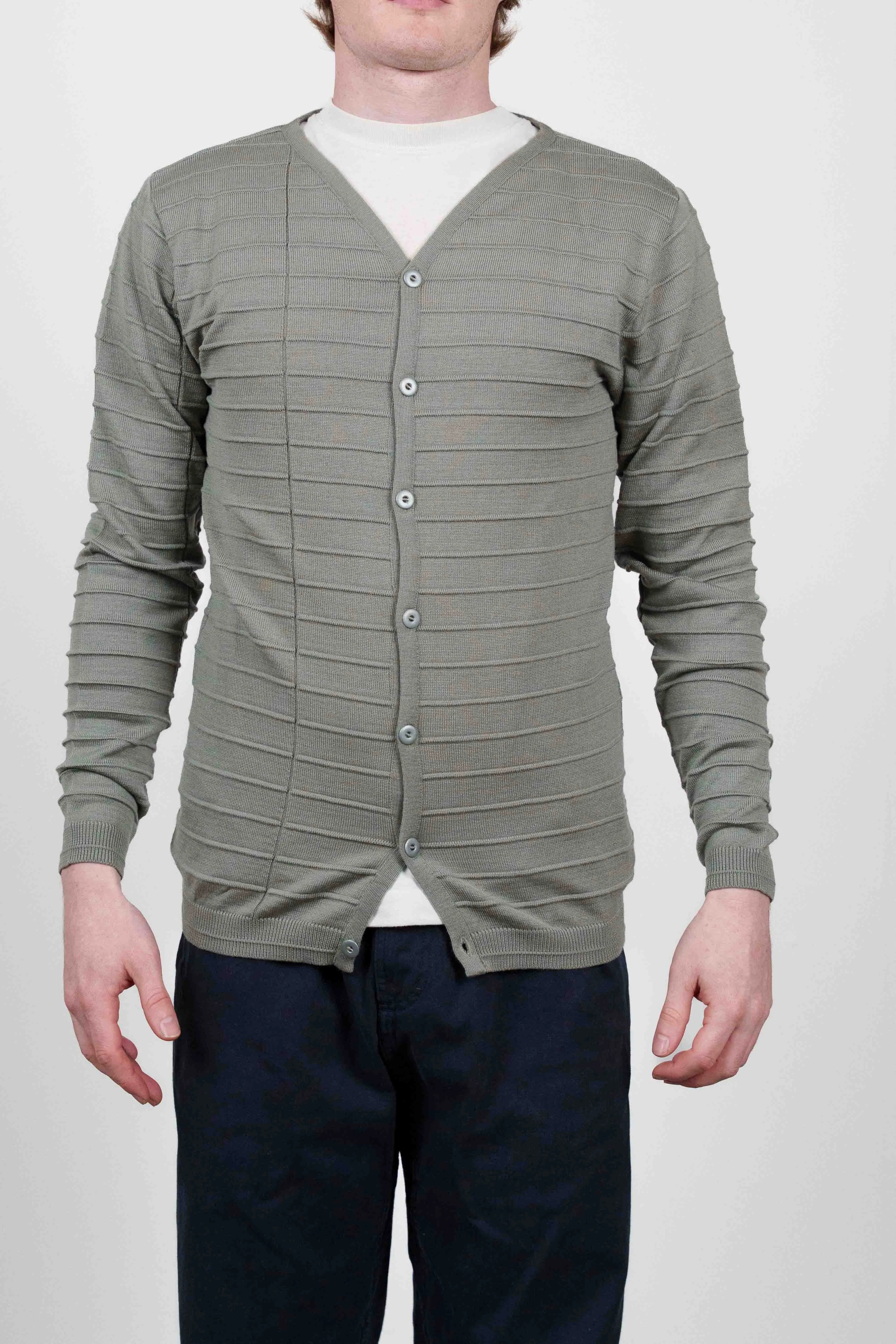 SIDE cardigan, top grey melange sold by S.N.S HERNING