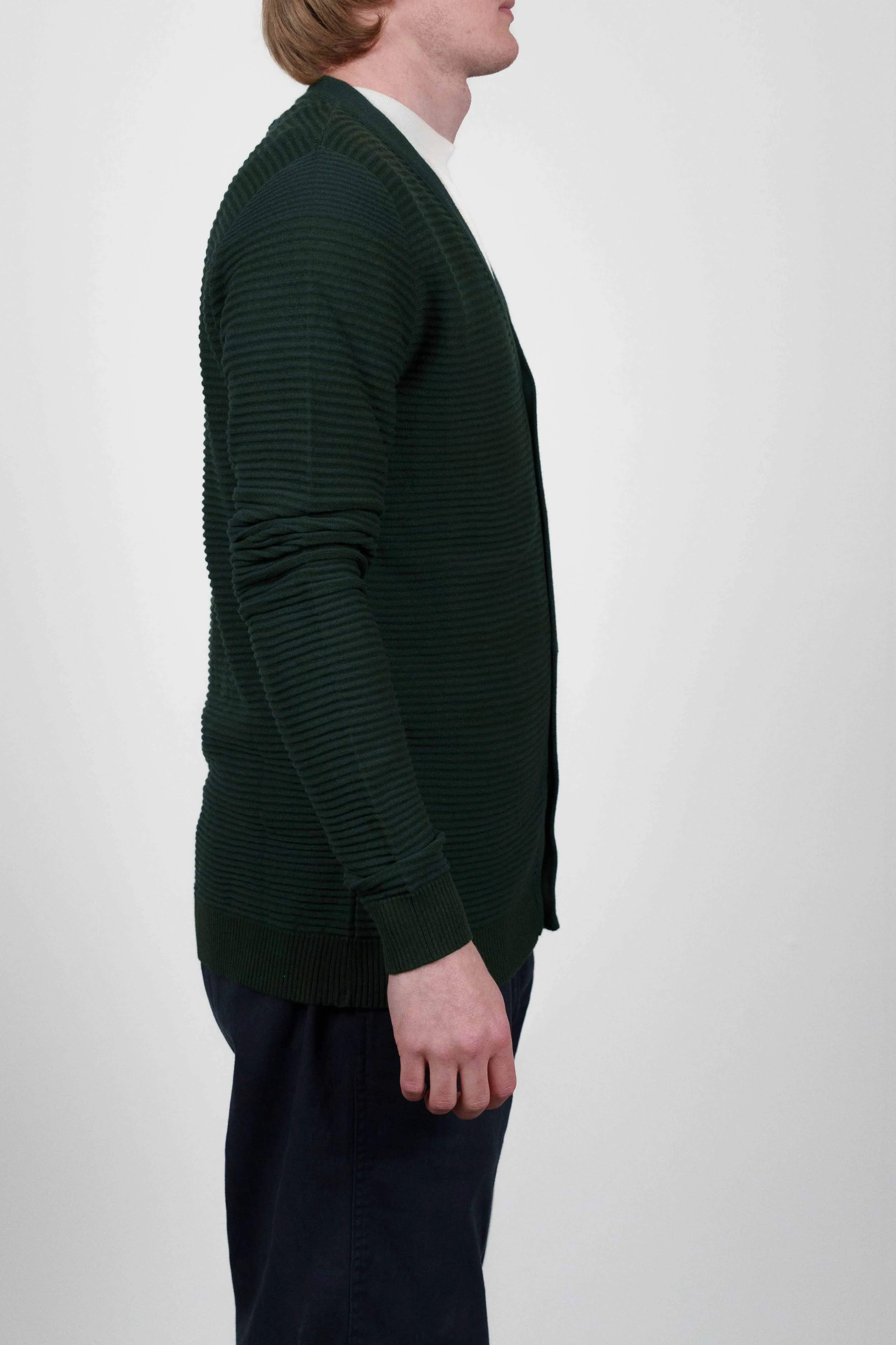 LINKS cardigan, green sold by S.N.S HERNING product image thumbnail 3