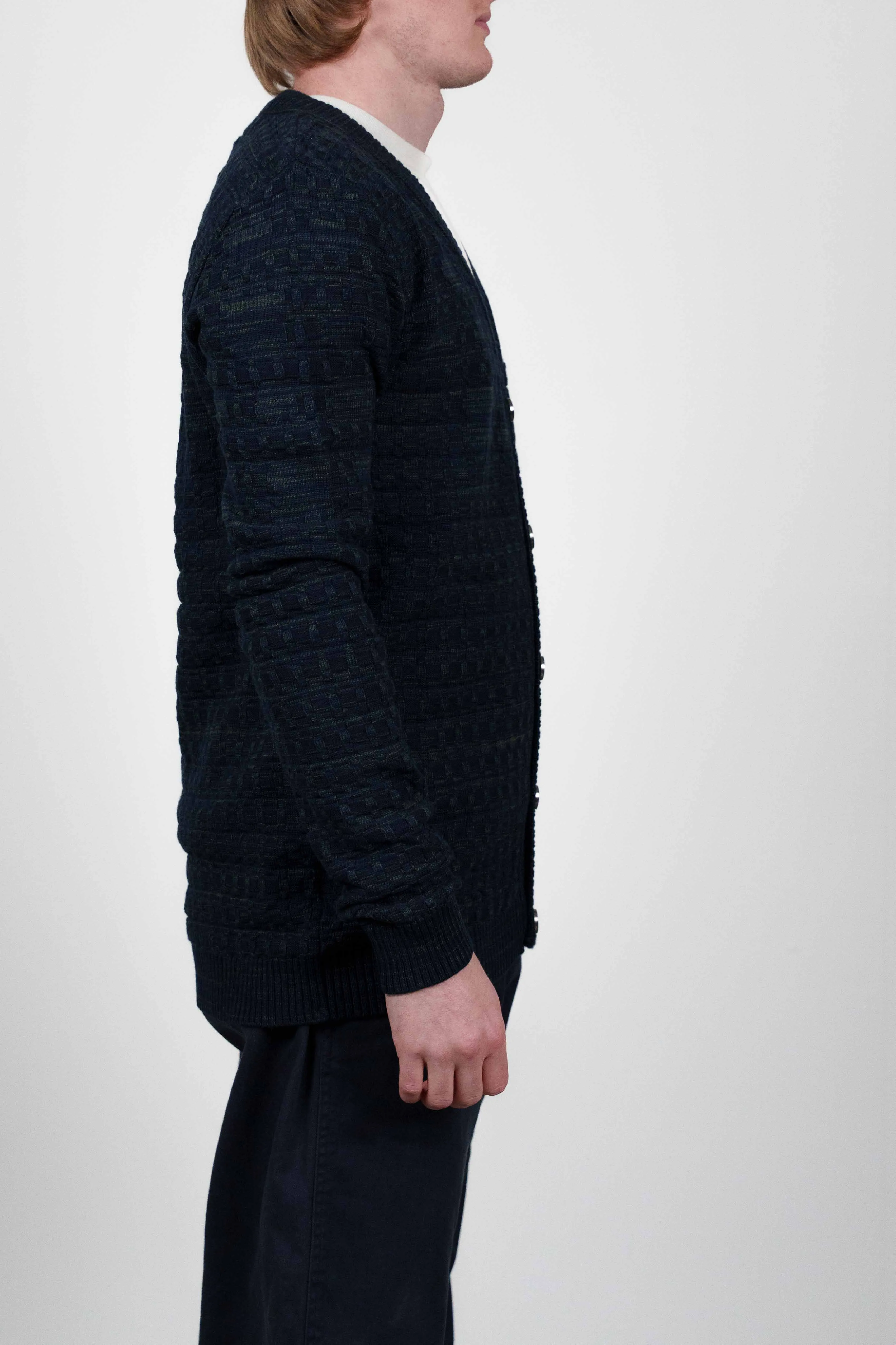 BABEL cardigan, medium blue mix sold by S.N.S HERNING product image thumbnail 3