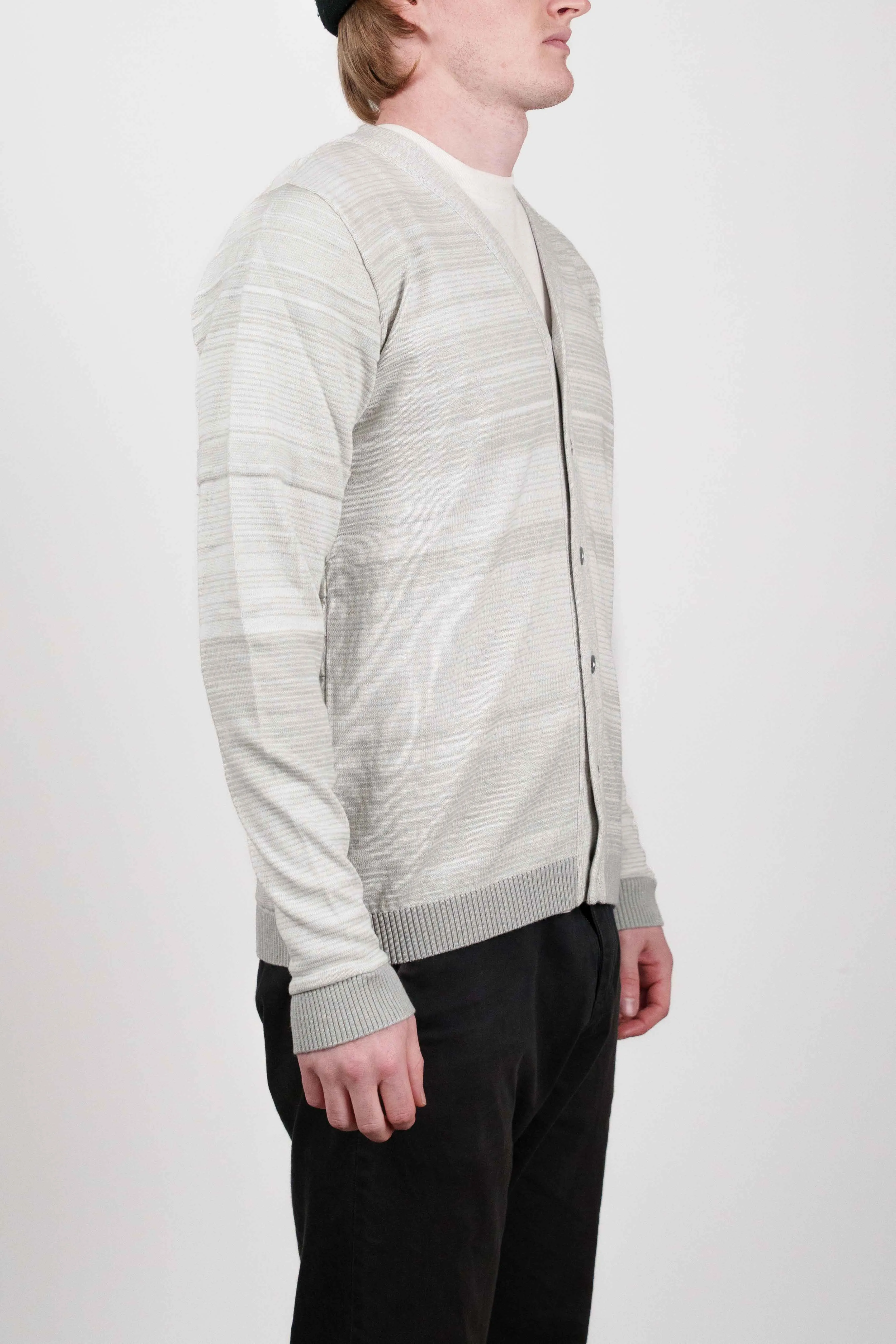 ITERATION cardigan, grey melange sold by S.N.S HERNING product image thumbnail 2