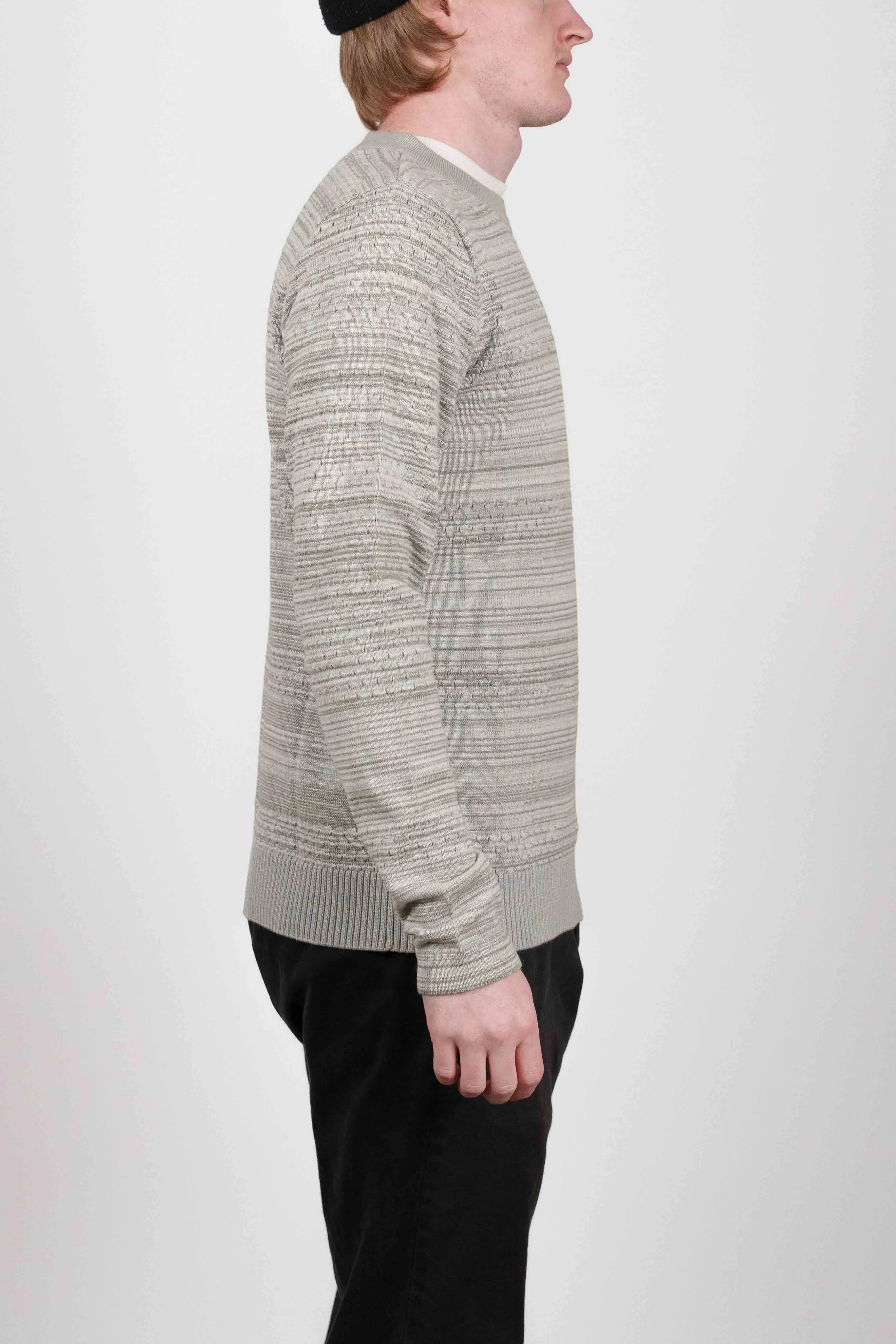 TROPE sweater, grey melange sold by S.N.S HERNING product image thumbnail 3