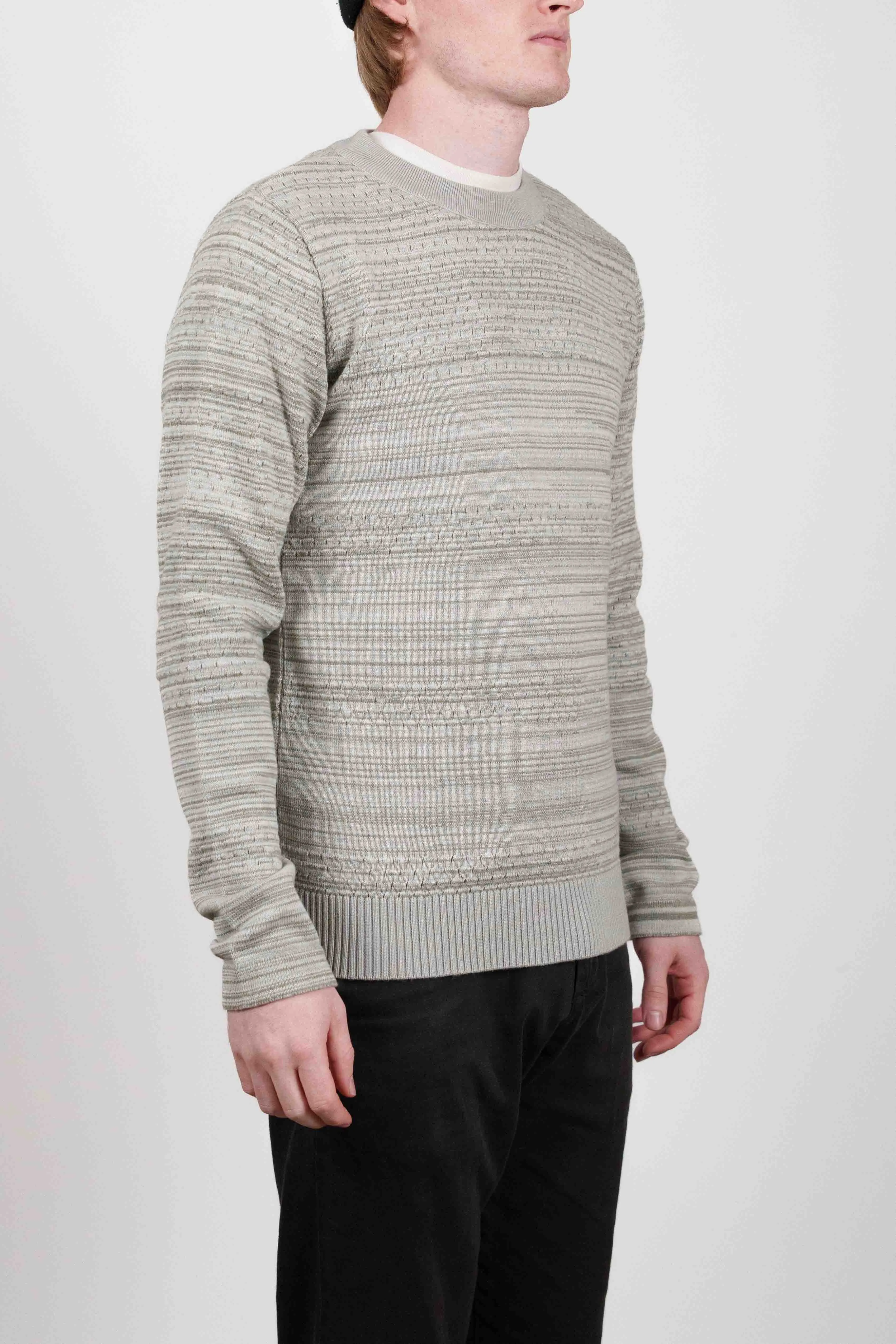 TROPE sweater, grey melange sold by S.N.S HERNING product image thumbnail 2