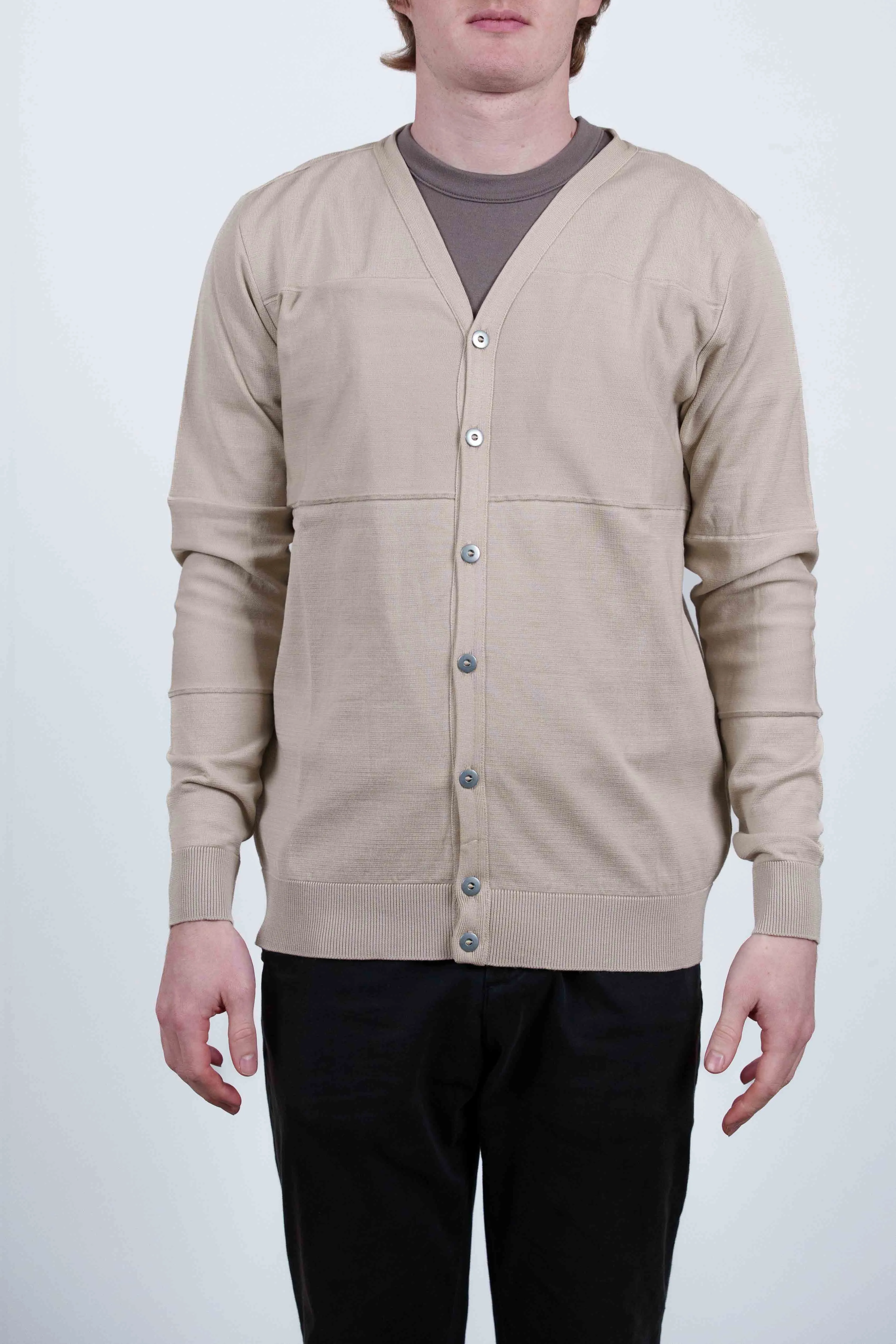 EXIT cardigan, desert sand sold by S.N.S HERNING