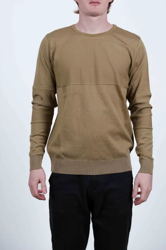 EXIT crew neck, army camel sold by S.N.S HERNING