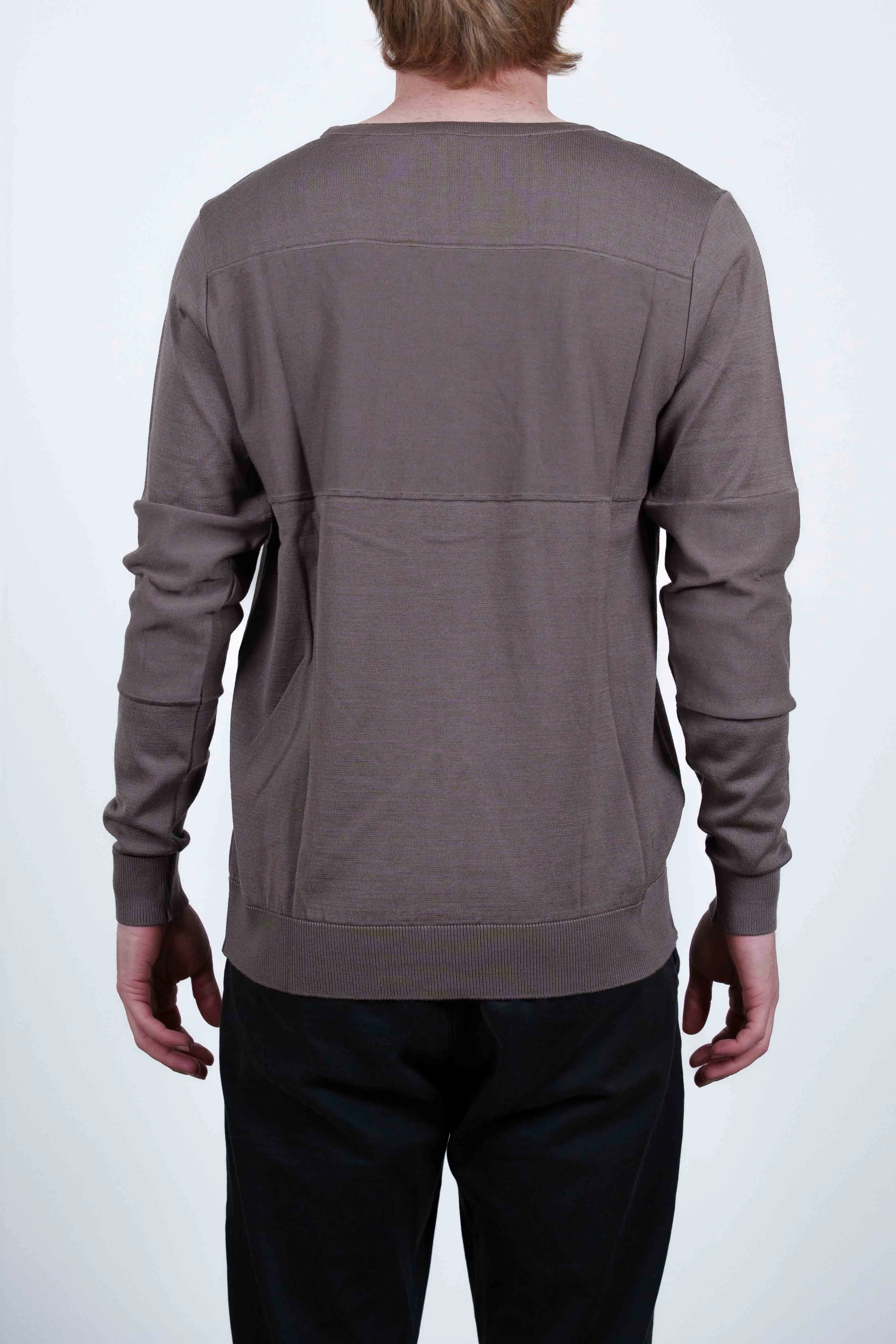 EXIT crew neck, clay grey sold by S.N.S HERNING product image thumbnail 4