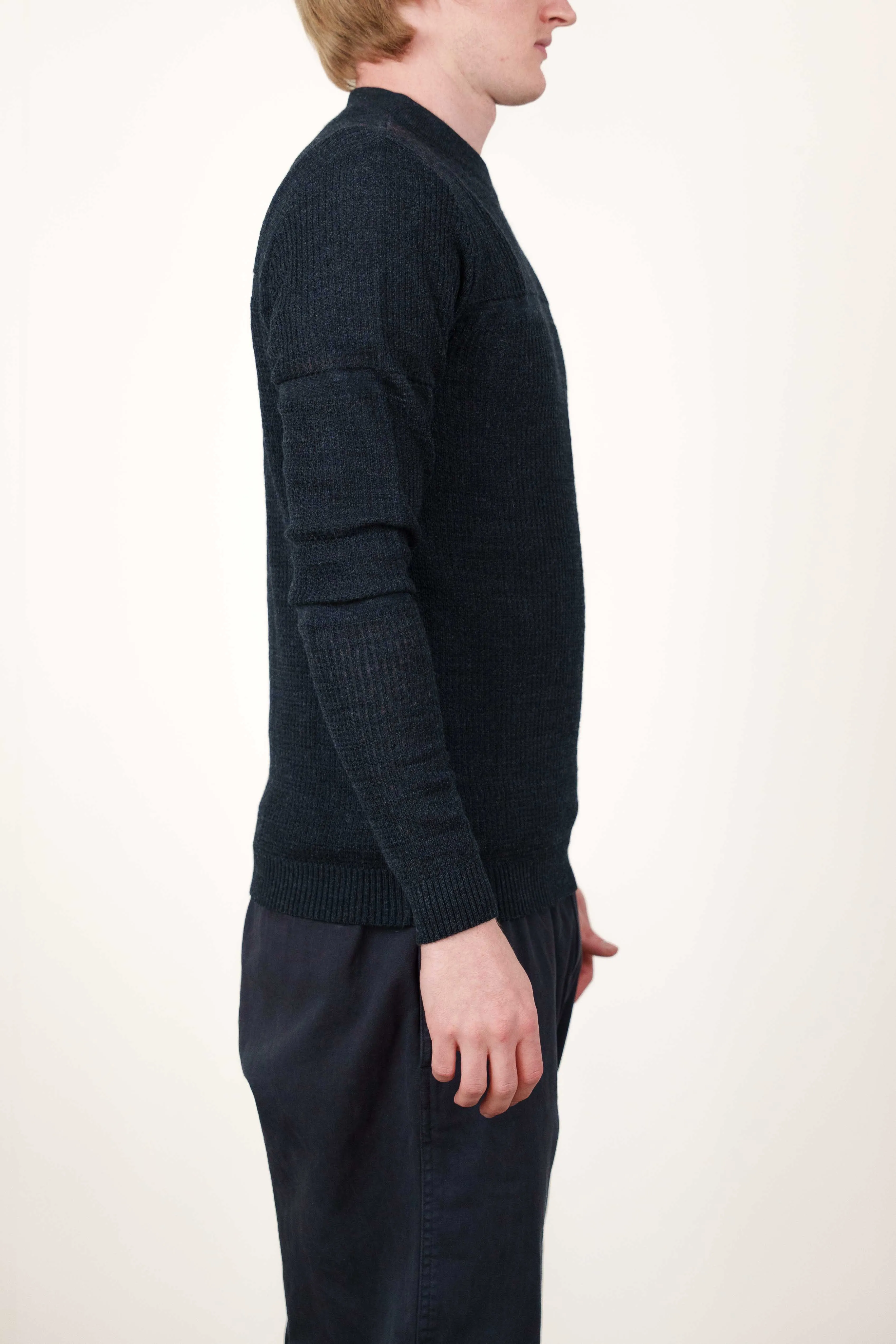 TRANSPARENT sweater, ocean blue sold by S.N.S HERNING product image thumbnail 3