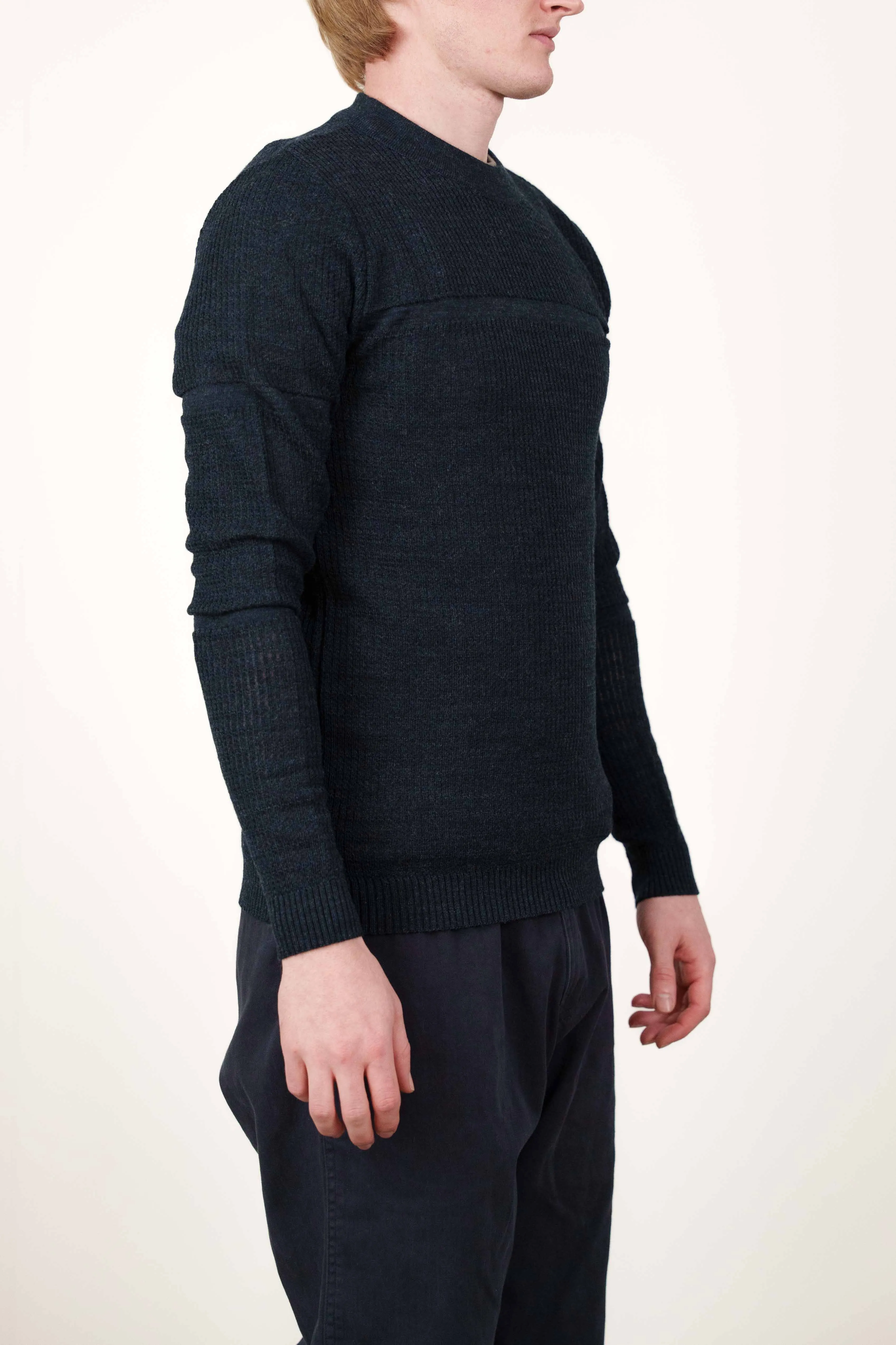 TRANSPARENT sweater, ocean blue sold by S.N.S HERNING product image thumbnail 2