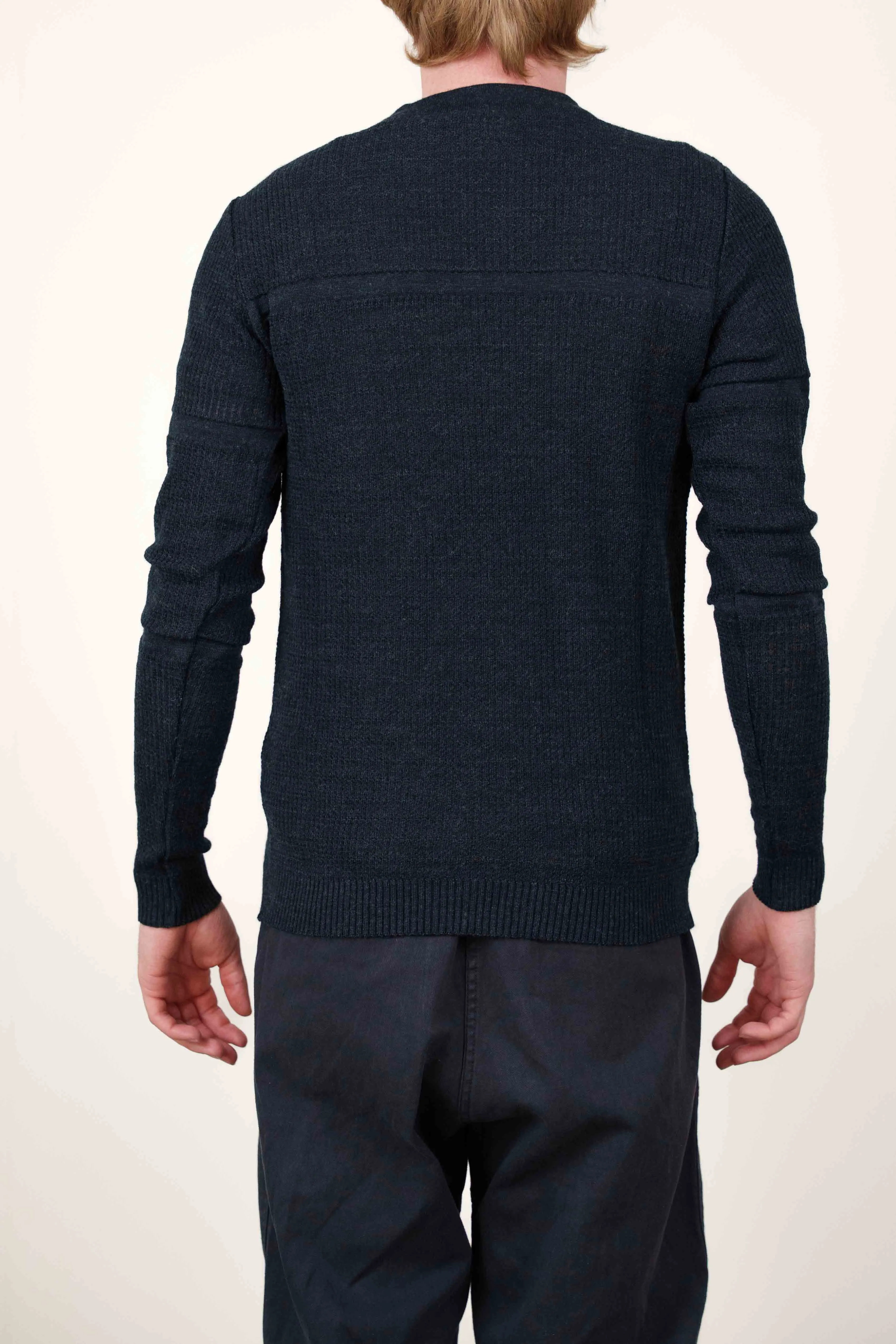 TRANSPARENT sweater, ocean blue sold by S.N.S HERNING product image thumbnail 4