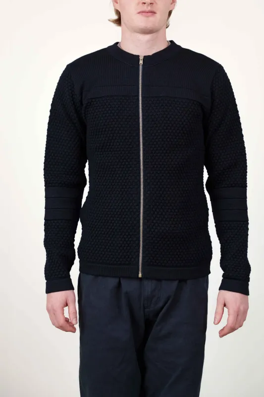 TORSO full zip, navy blue made by S.N.S HERNING