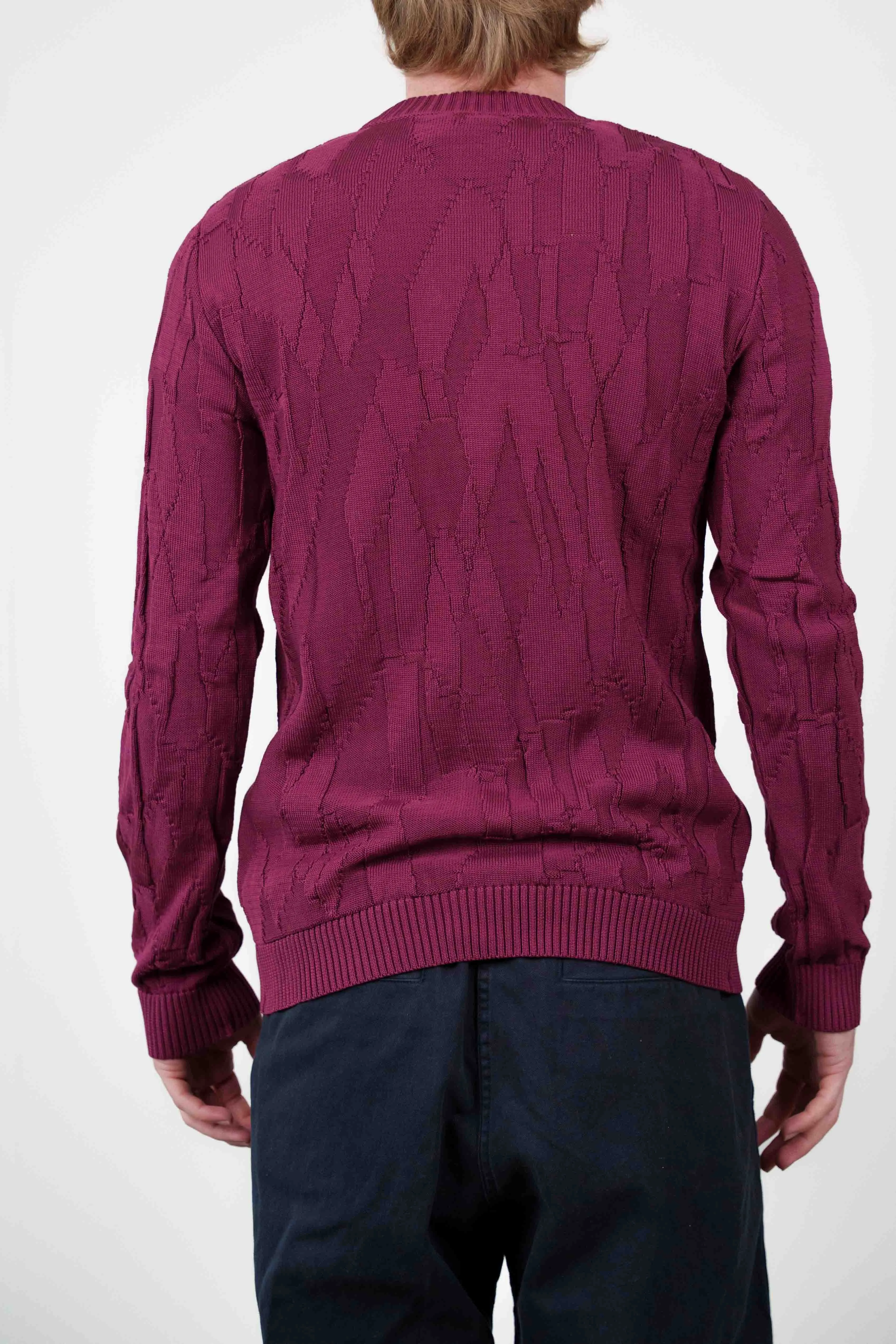 PR0CESS0R cardigan, solid purple sold by S.N.S HERNING product image thumbnail 4