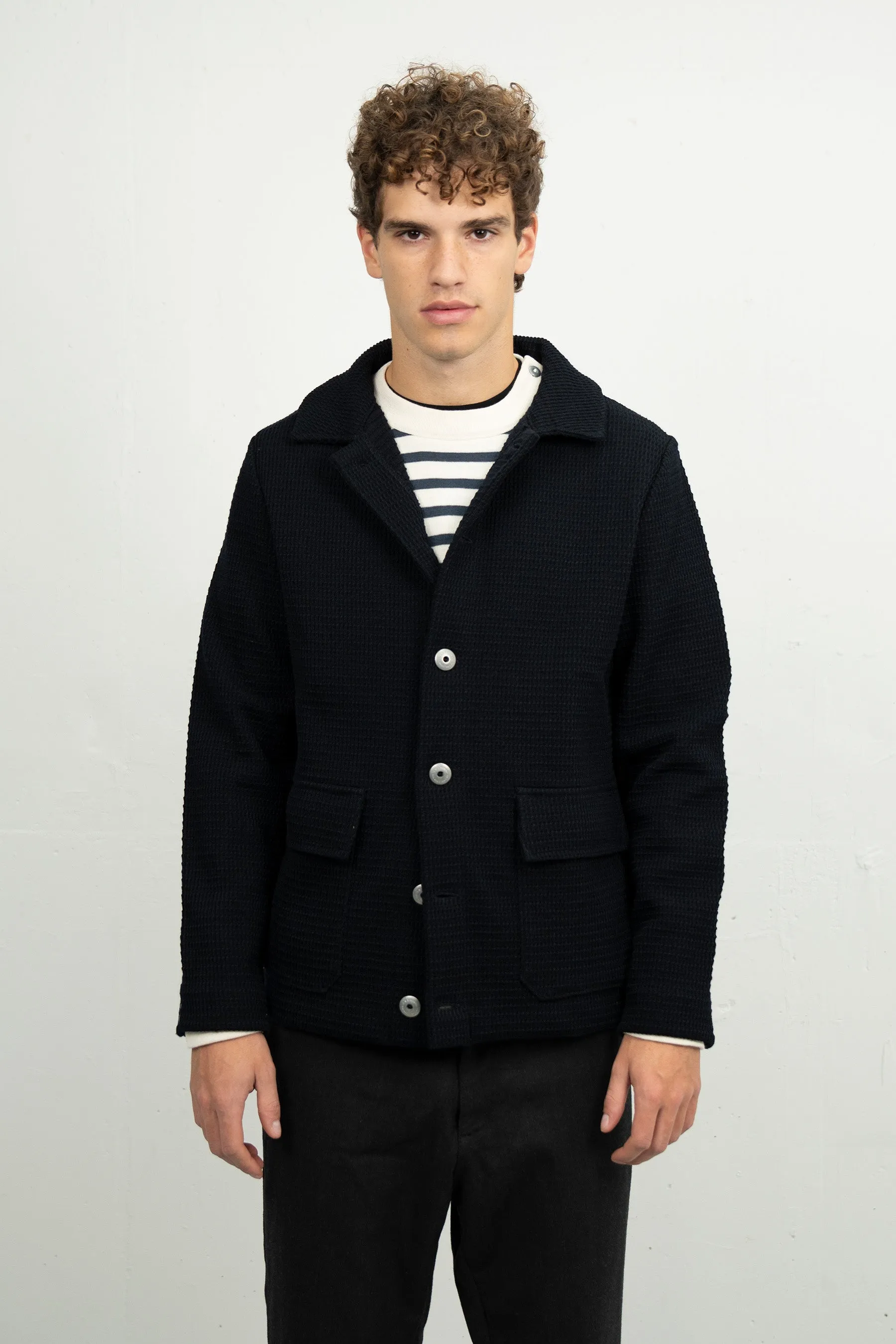 RADIAL jacket | jakke, navy blue II sold by S.N.S HERNING product image thumbnail 2