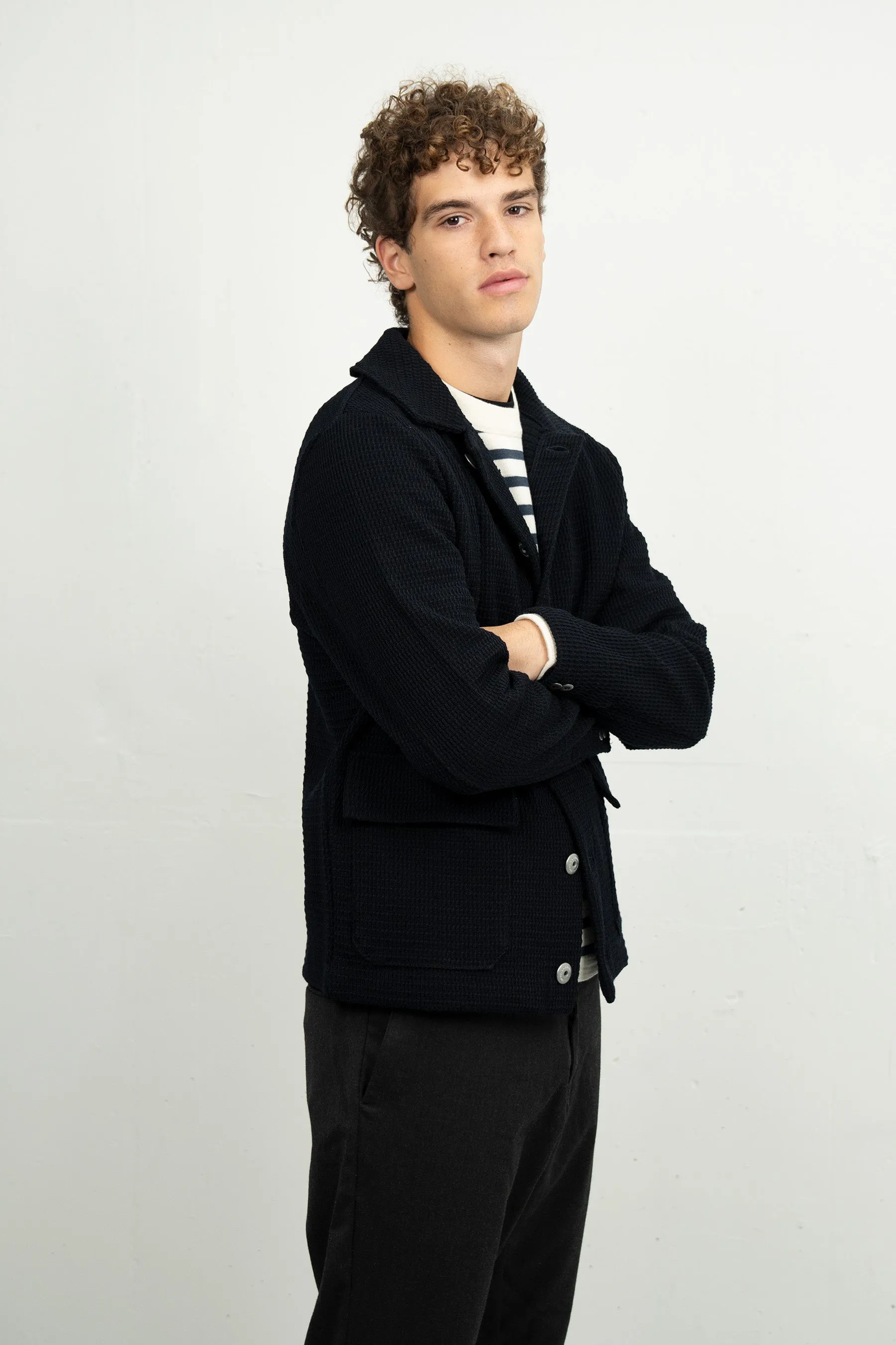 RADIAL jacket | jakke, navy blue II sold by S.N.S HERNING product image thumbnail 4