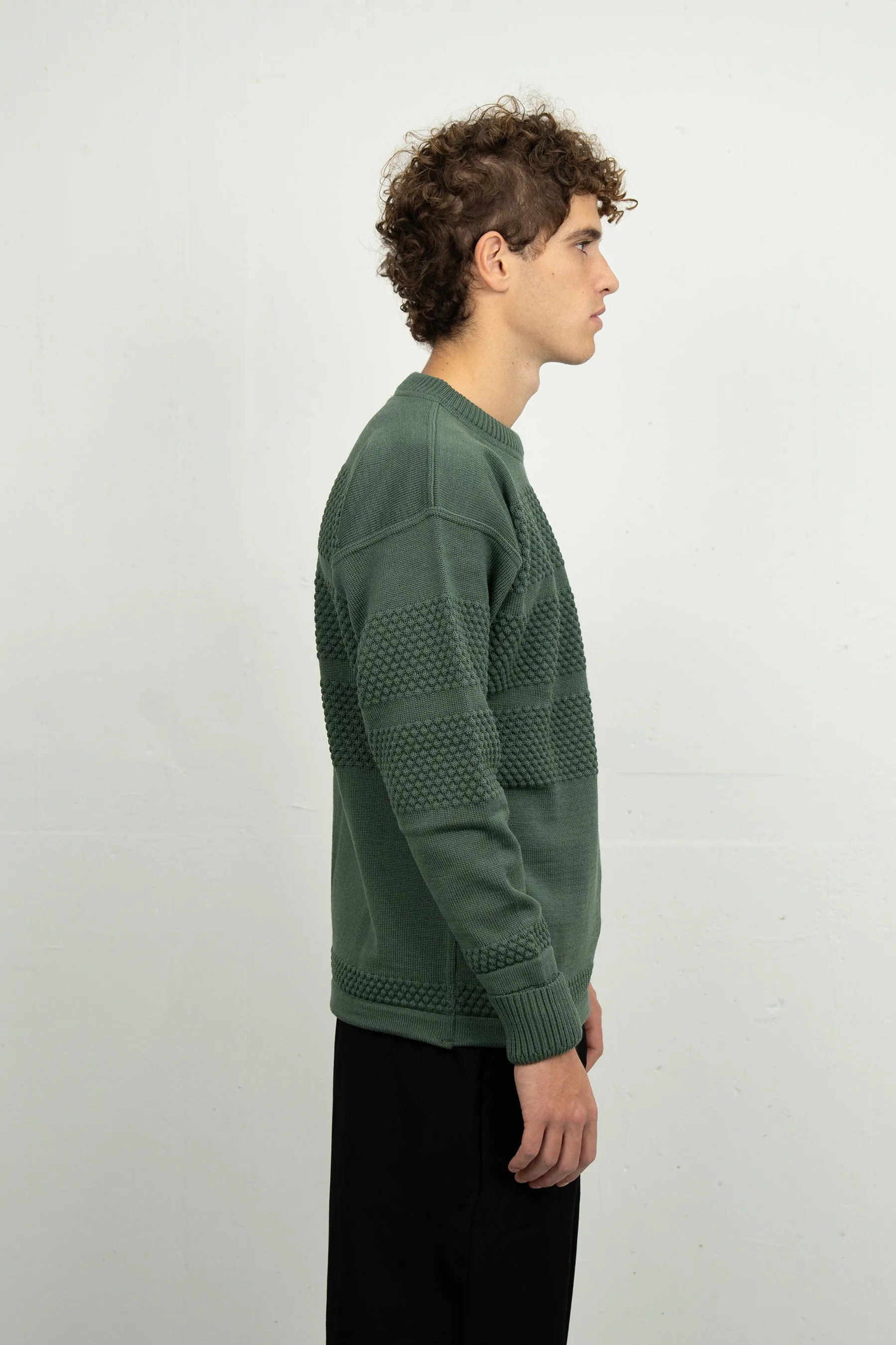 FISHERMAN crew neck | rund hals, copper green sold by S.N.S HERNING product image thumbnail 4
