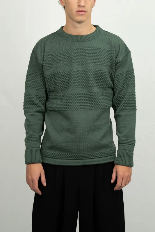 FISHERMAN crew neck | rund hals, copper green sold by S.N.S HERNING