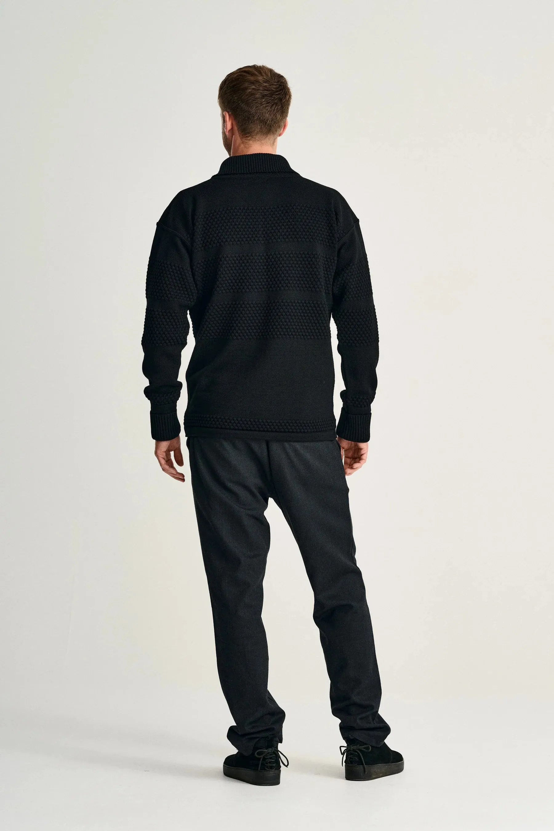 FISHERMAN half zip, black void sold by S.N.S HERNING product image thumbnail 3