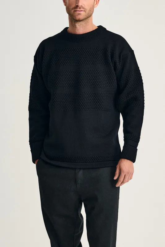 FISHERMAN crew neck | rund hals, navy blue sold by S.N.S HERNING
