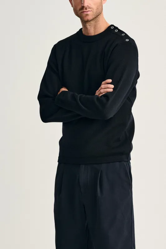 NAVAL crew neck | rund hals, navy blue sold by S.N.S HERNING