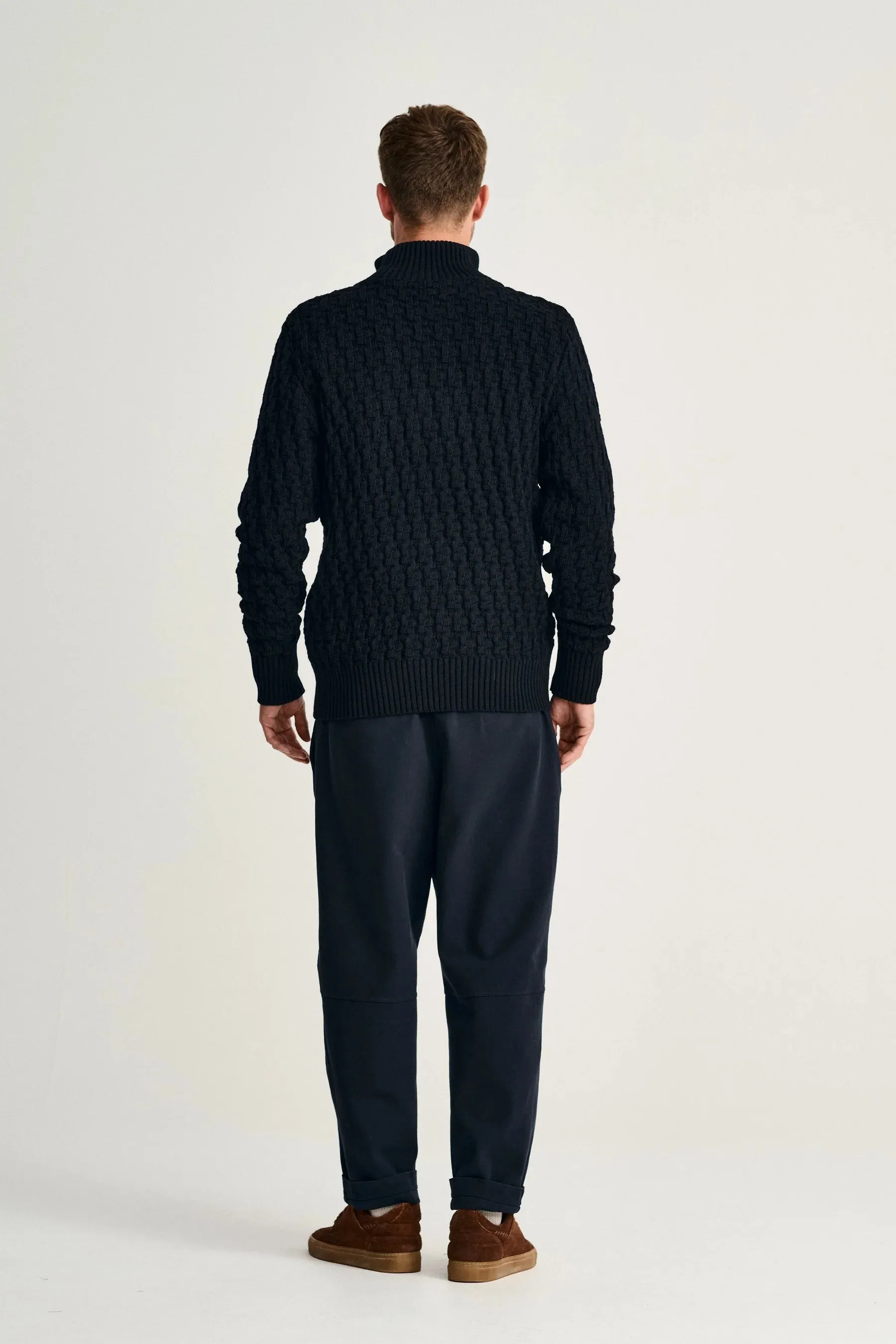 STARK cardigan, navy blue sold by S.N.S HERNING product image thumbnail 3