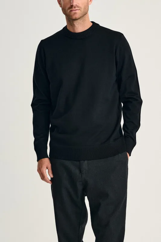 SOLO crew neck | rund hals, navy blue (f) sold by S.N.S HERNING