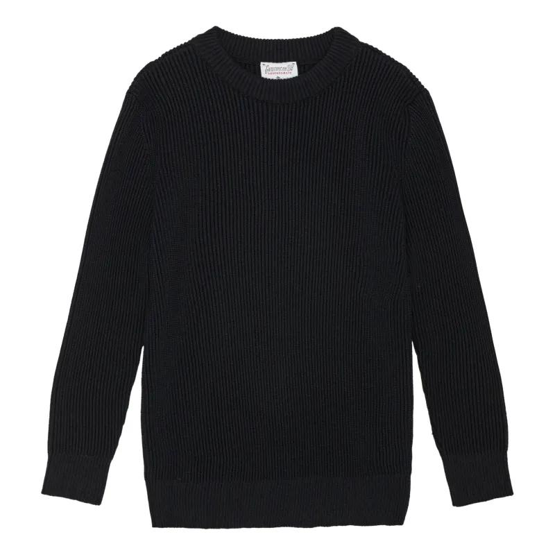 FENDER-III crew neck | rund hals, navy blue (f) sold by S.N.S HERNING
