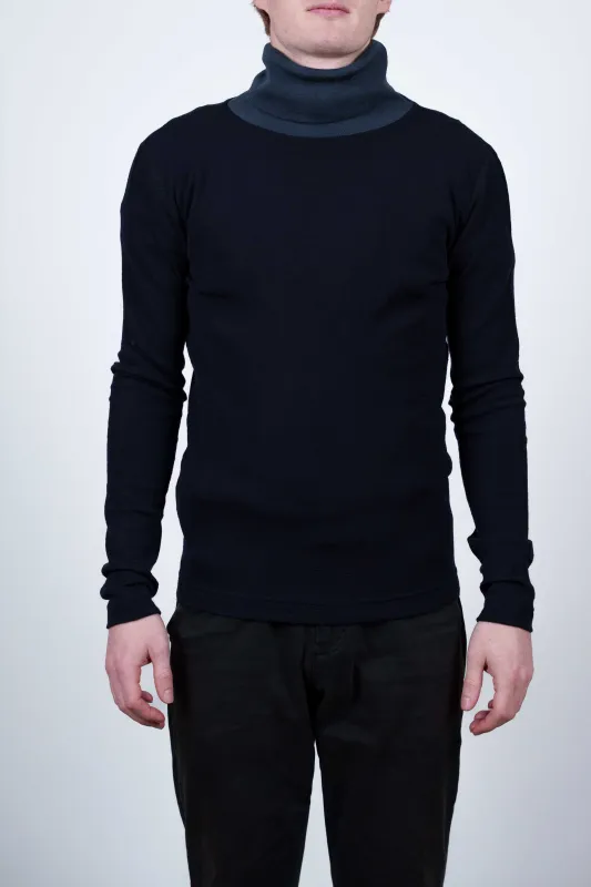 SUPRA crew neck, navy module made by S.N.S HERNING