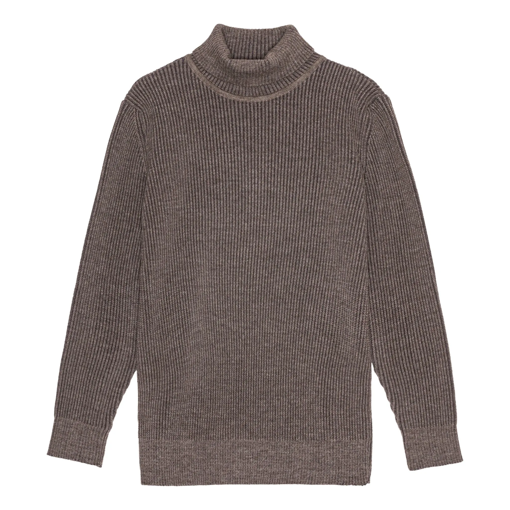 FENDER-III sweater | høj hals, terra brown (f) sold by S.N.S HERNING