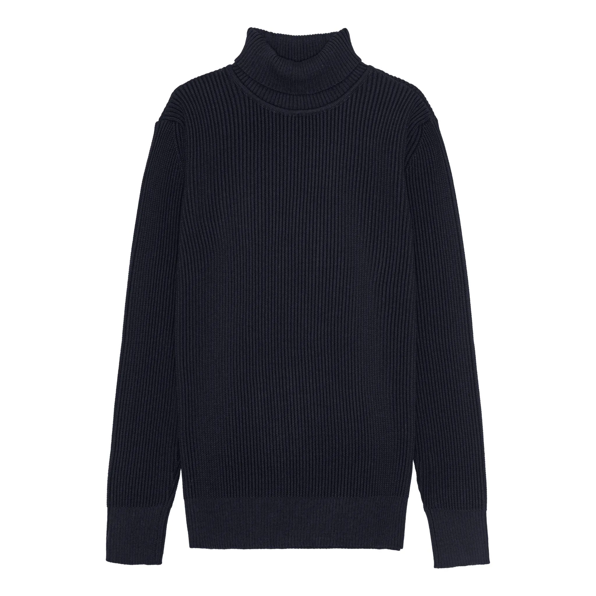 FENDER-III sweater | høj hals, navy blue (f) sold by S.N.S HERNING