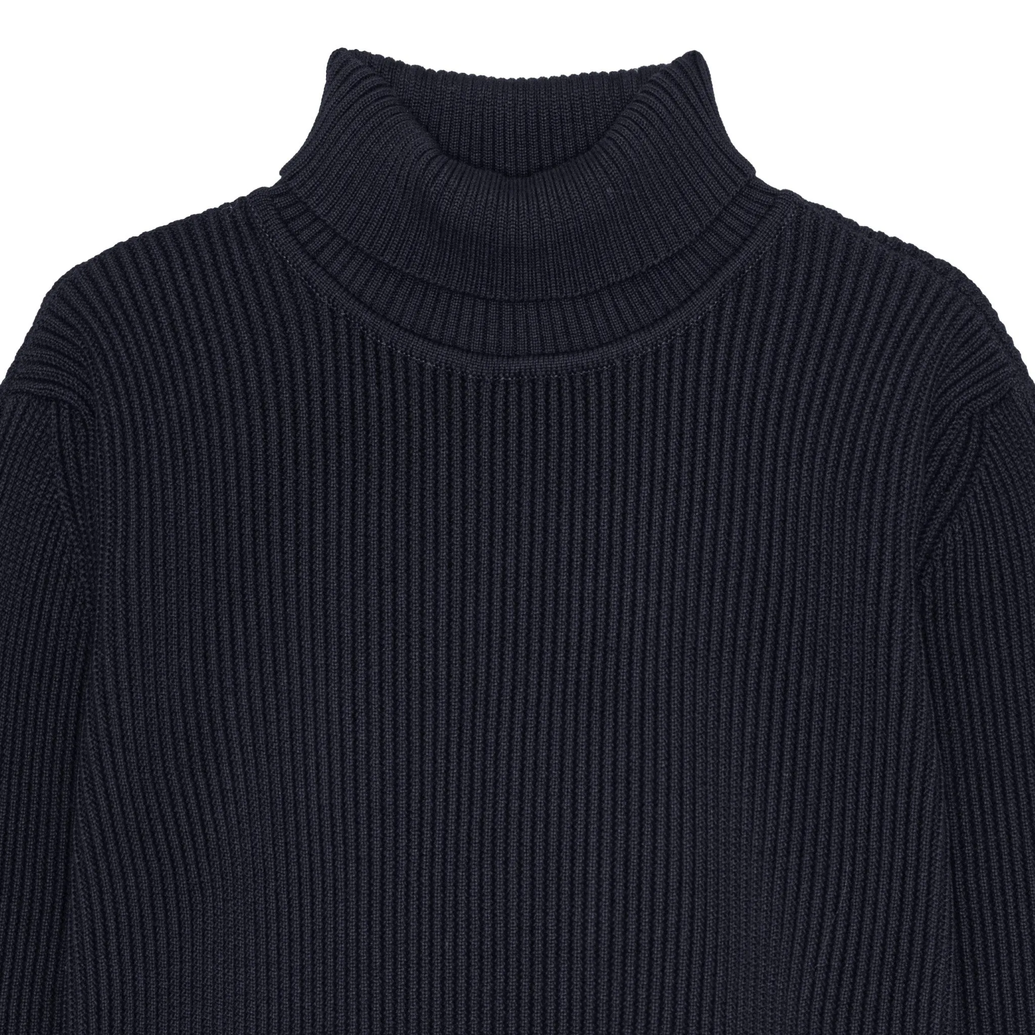 FENDER-III sweater | høj hals, navy blue (f) sold by S.N.S HERNING product image thumbnail 3