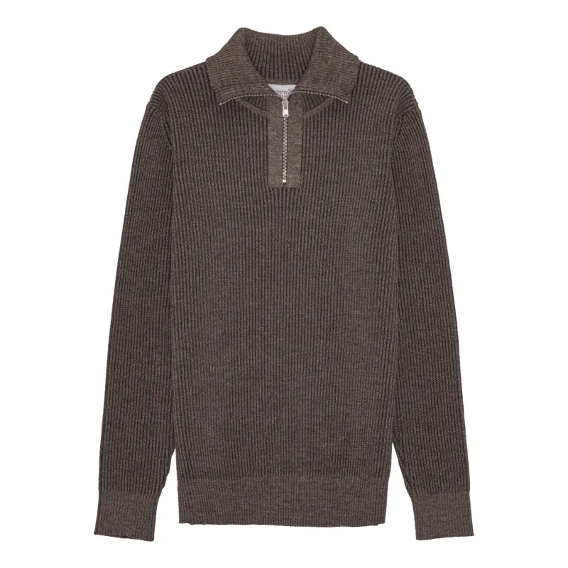 FENDER-III short zip | kort lynlås, terra brown (f) sold by S.N.S HERNING