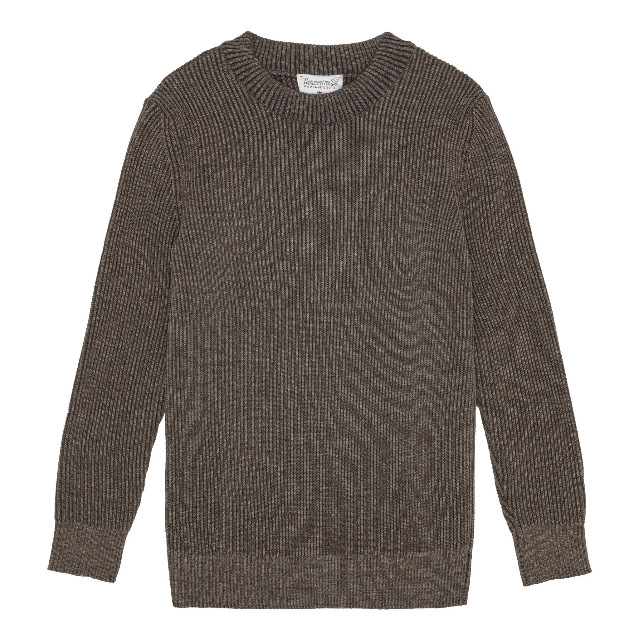 FENDER-III crew neck | rund hals, terra brown (f) sold by S.N.S HERNING