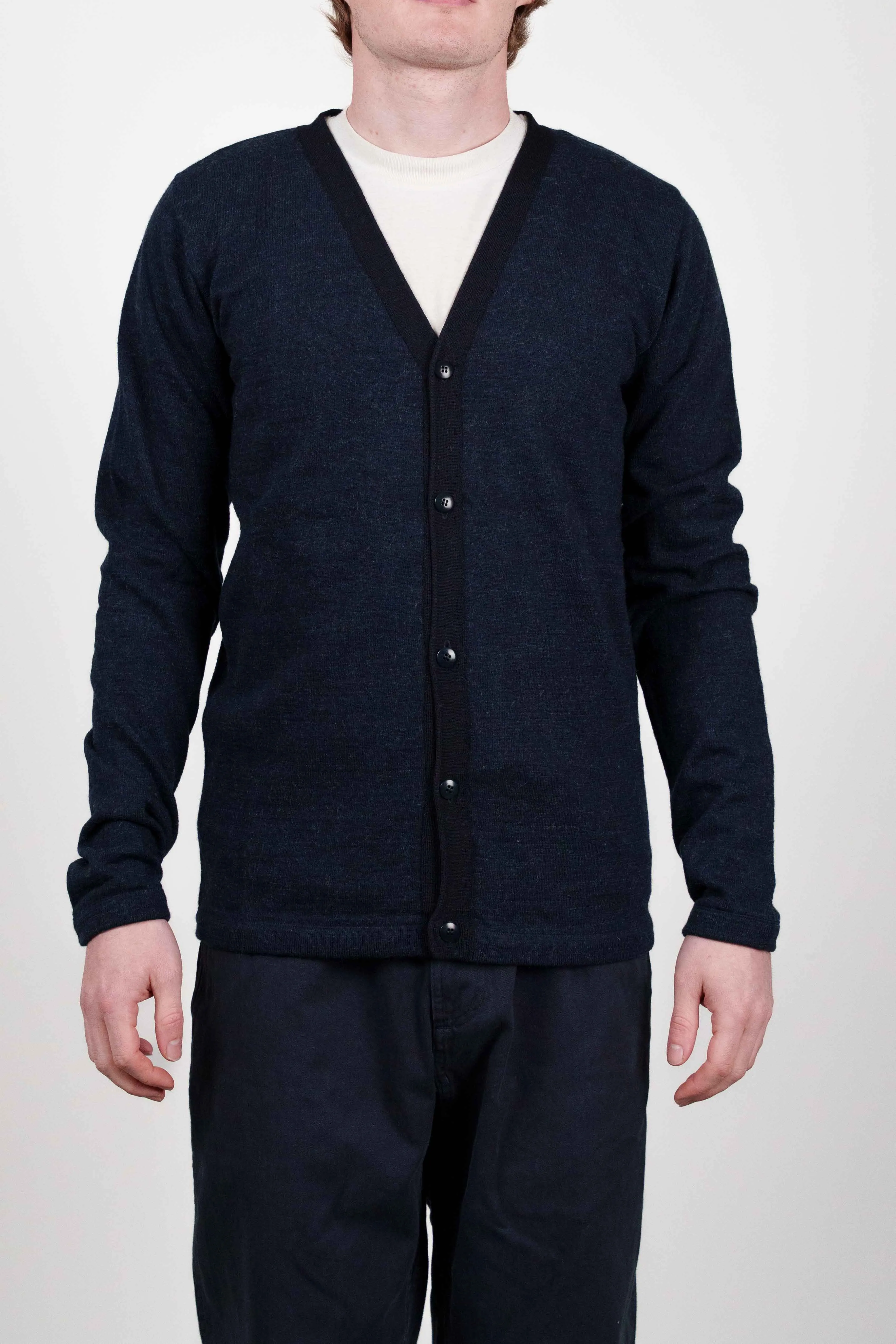 ALTER cardigan, ocean blue blend sold by S.N.S HERNING