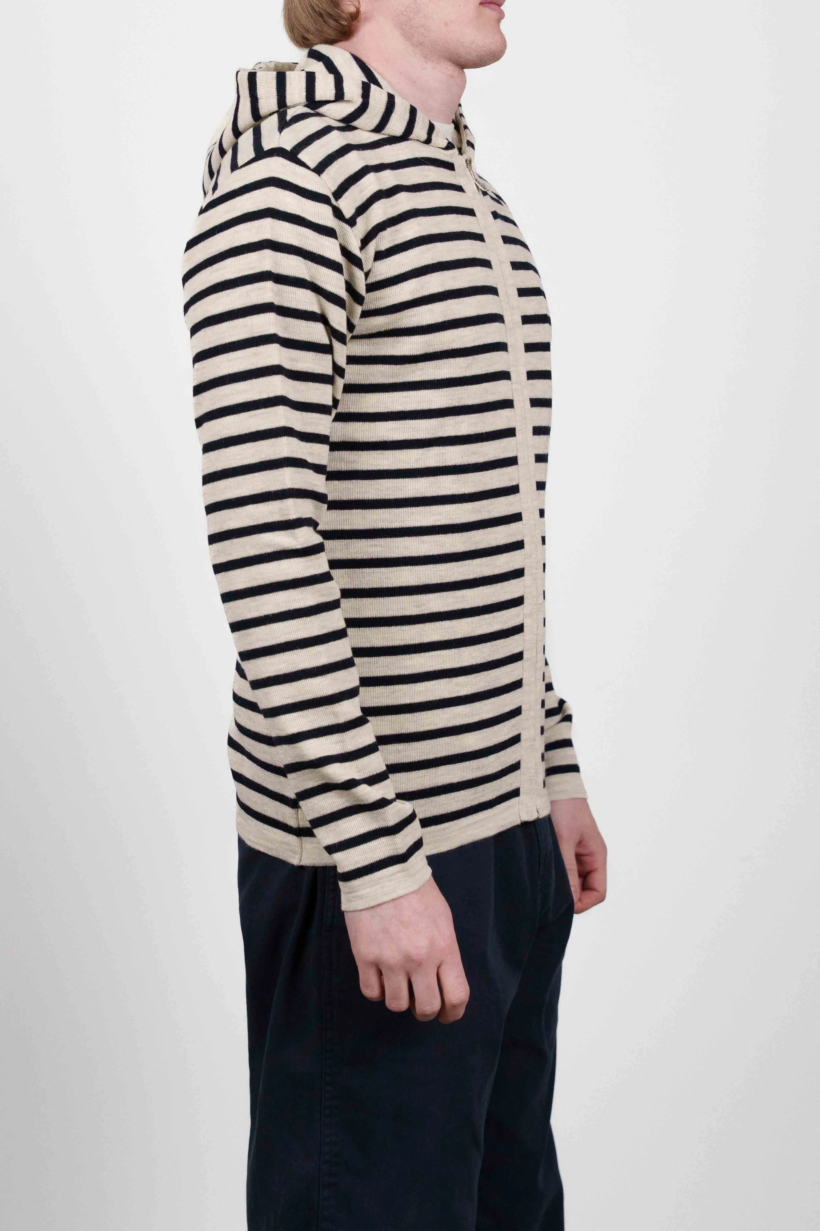 NAVAL hoodie jacket, raw / navy blue sold by S.N.S HERNING product image thumbnail 2