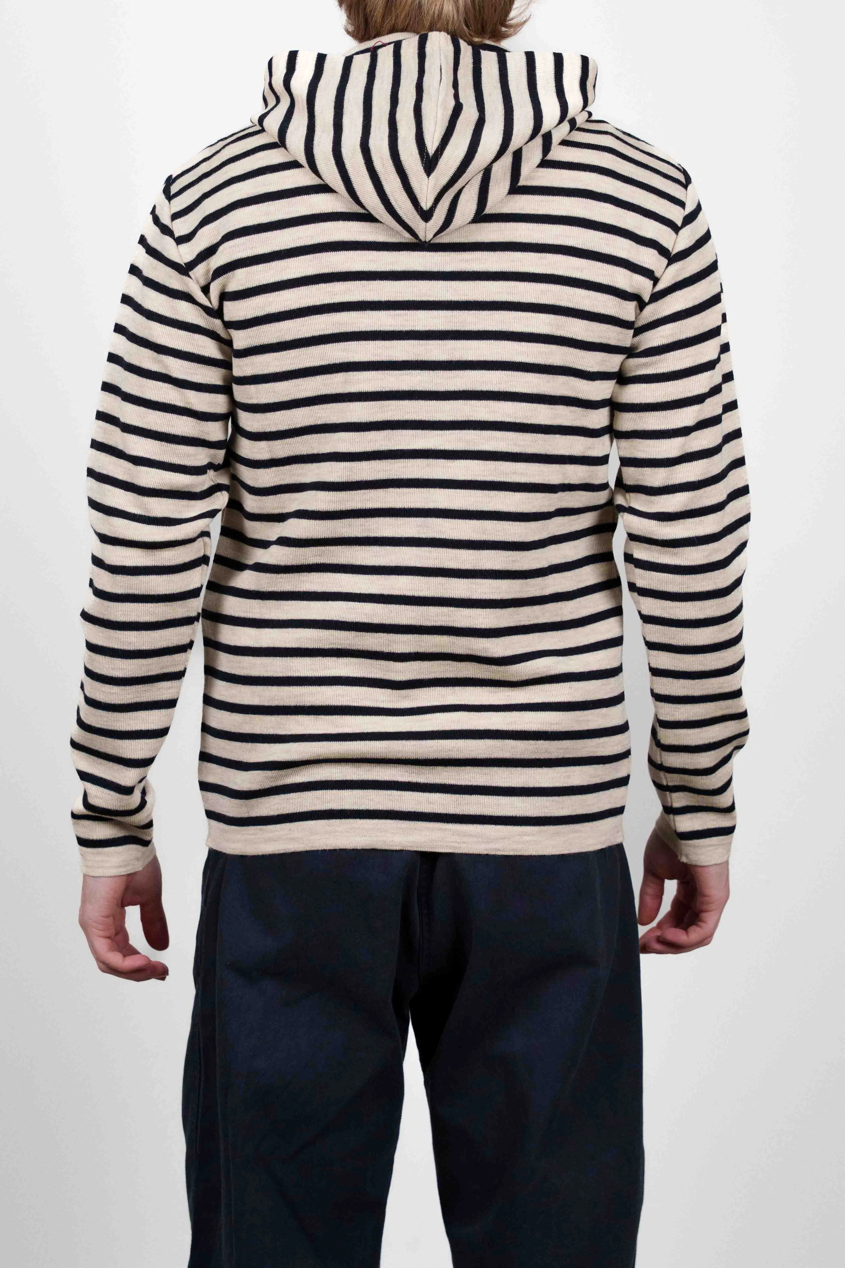 NAVAL hoodie jacket, raw / navy blue sold by S.N.S HERNING product image thumbnail 4