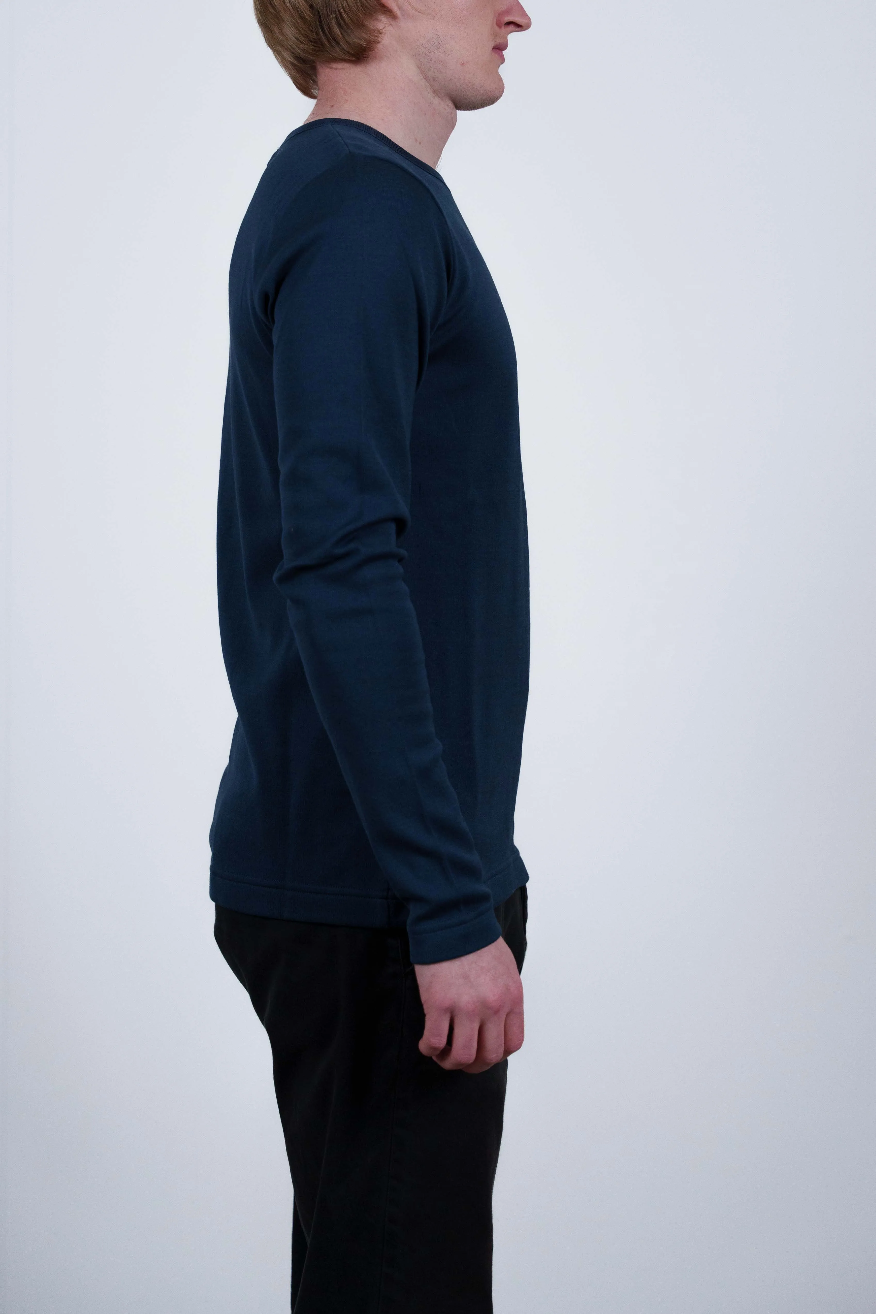 RITE crew neck, aviator blue sold by S.N.S HERNING product image thumbnail 3