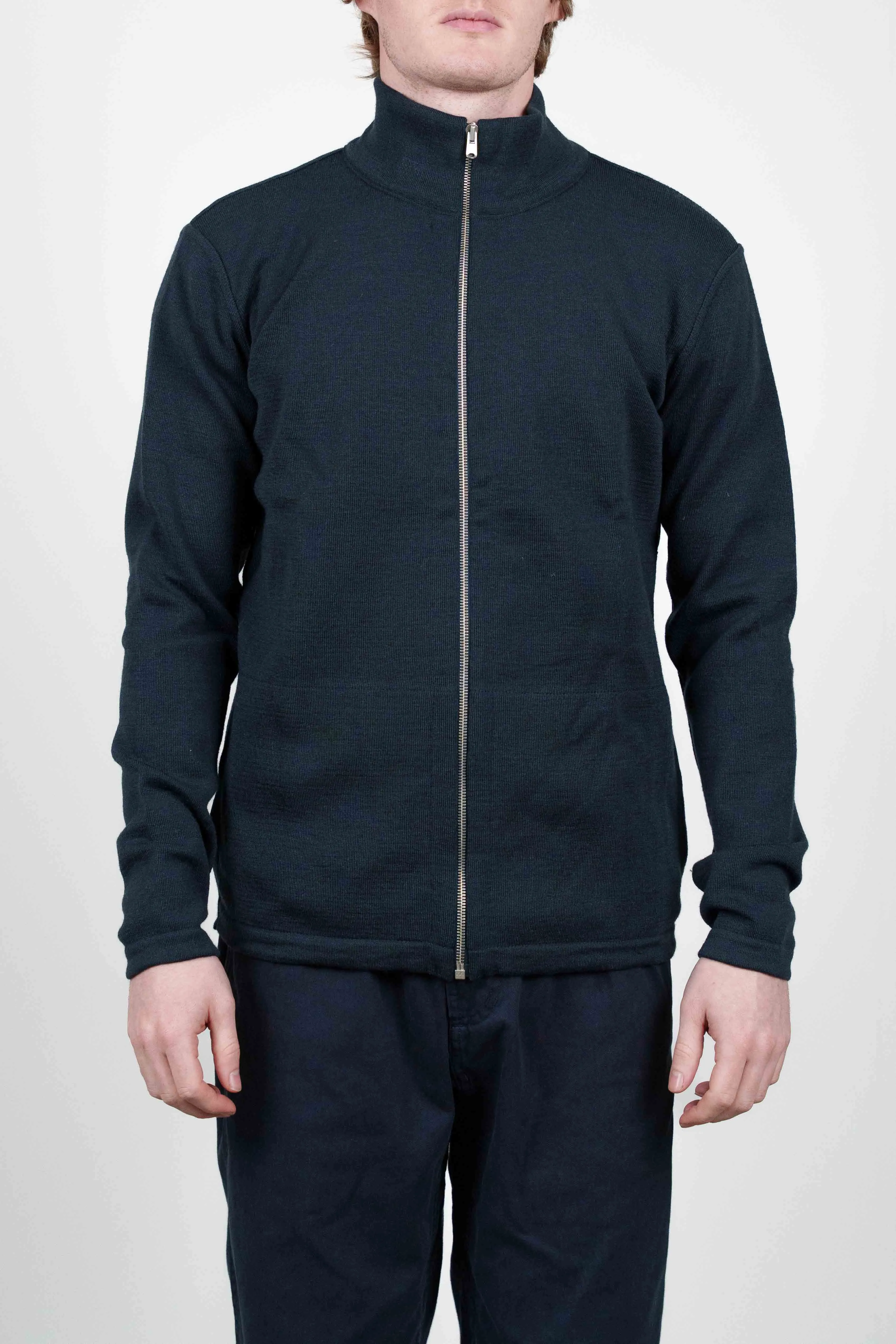 NAVAL full zip | lang lynlås, mental blue sold by S.N.S HERNING