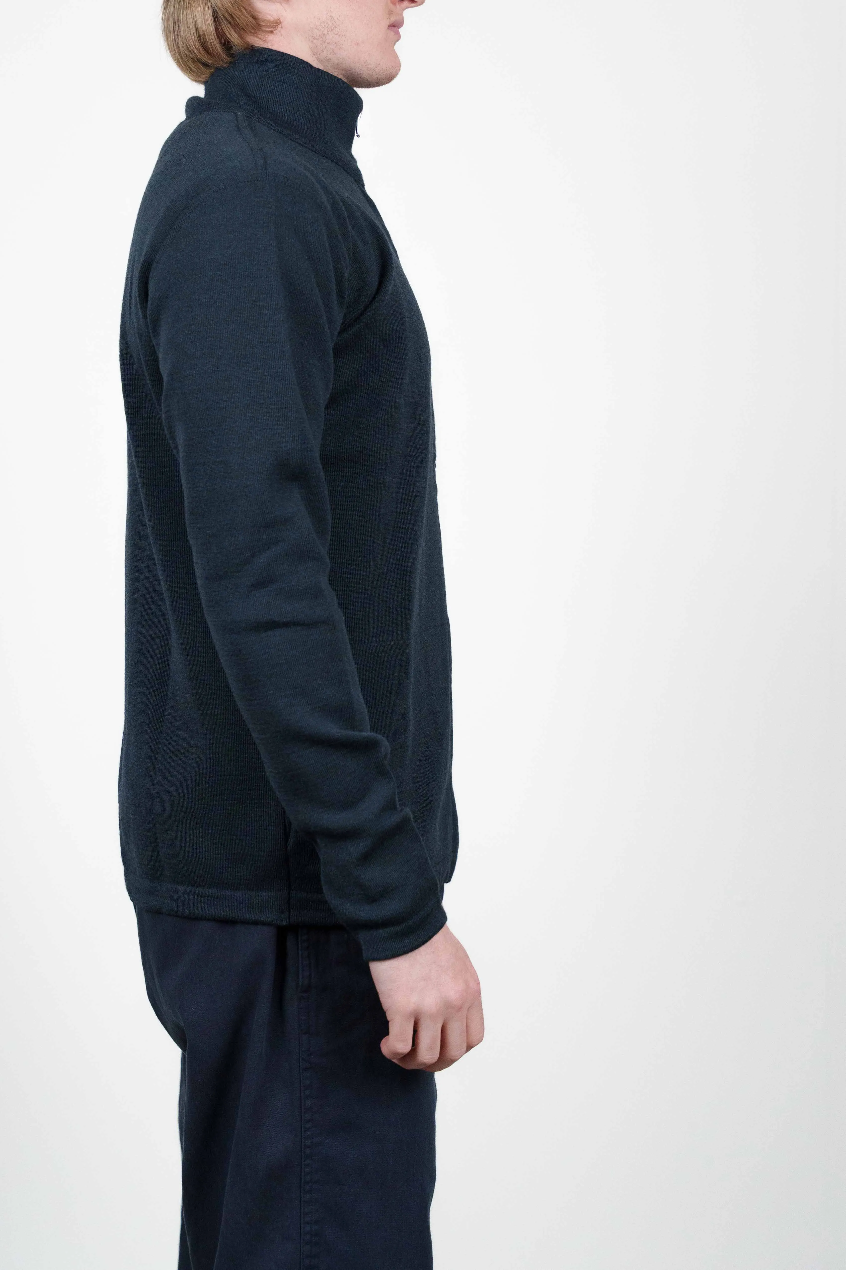 NAVAL full zip | lang lynlås, mental blue sold by S.N.S HERNING product image thumbnail 3