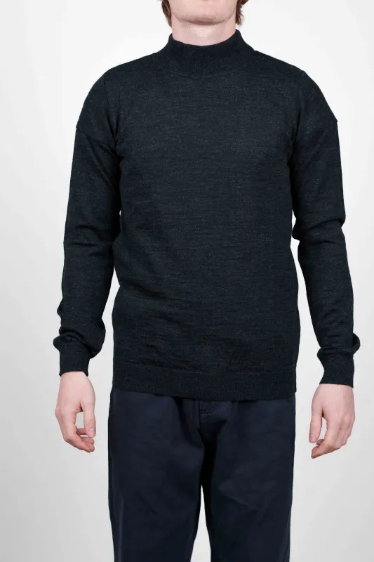 VERSION sweater, black melange made by S.N.S HERNING