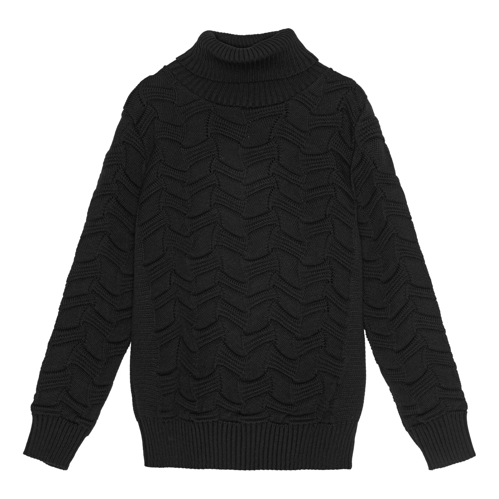 EPIGON-III sweater | høj hals, navy blue II sold by S.N.S HERNING