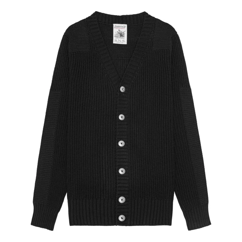 RANK-III cardigan, black void (f) made by S.N.S HERNING
