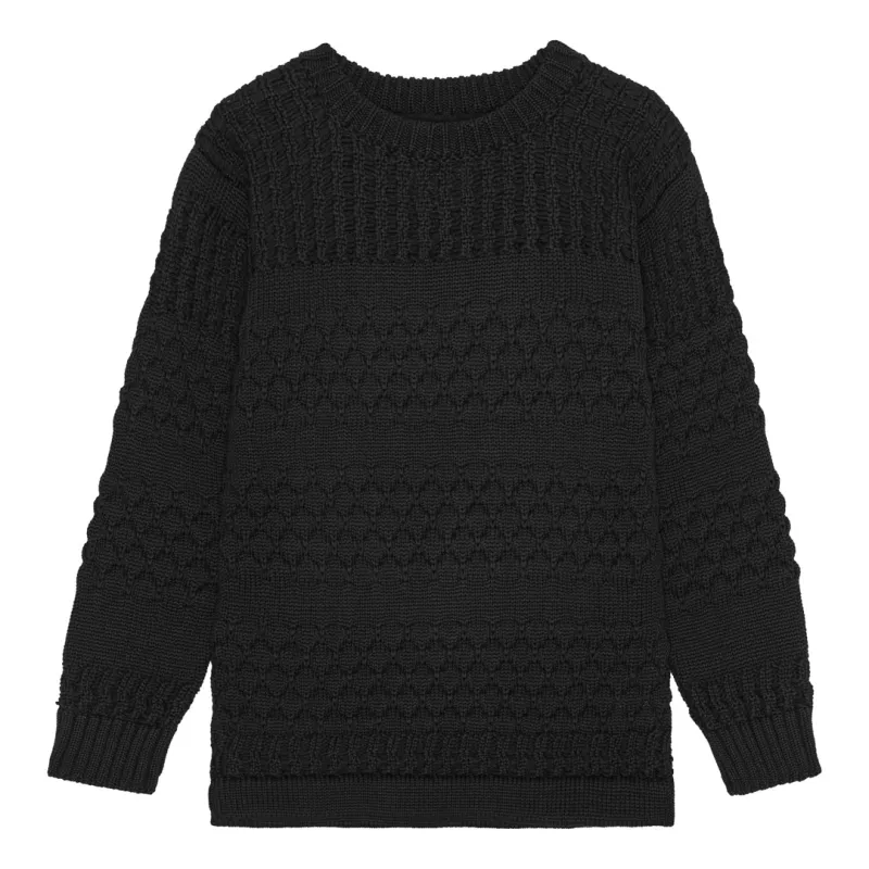 MACRO crew neck | rund hals, black void [M] made by S.N.S HERNING