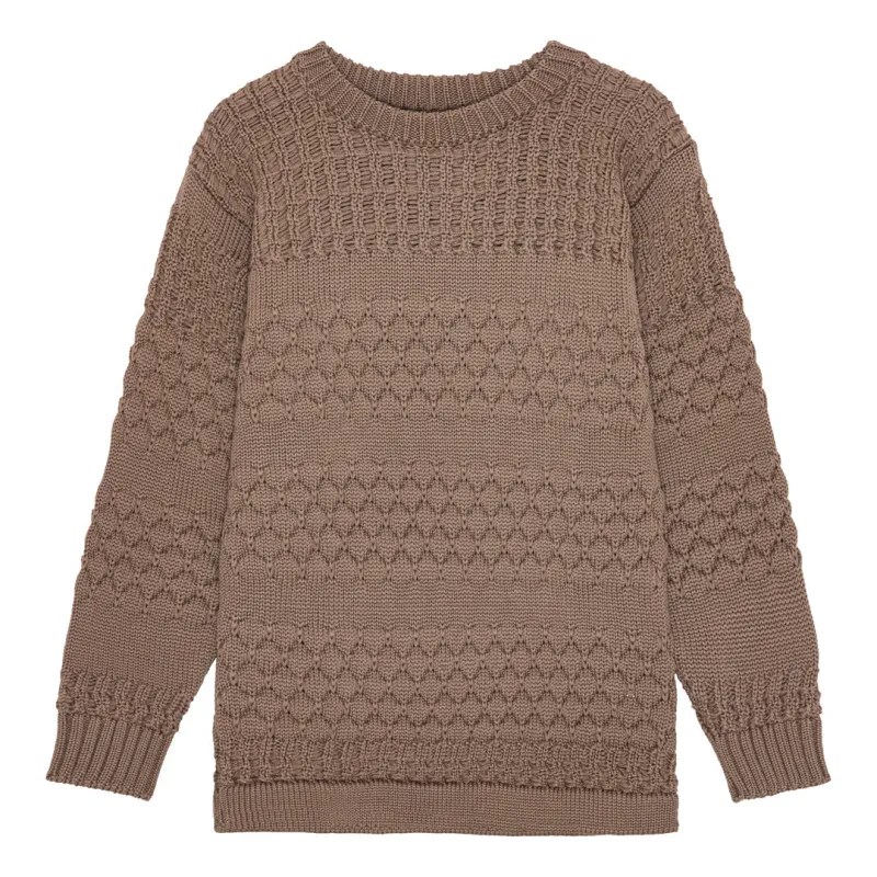 MACRO crew neck | rund hals, terra rose (f) made by S.N.S HERNING