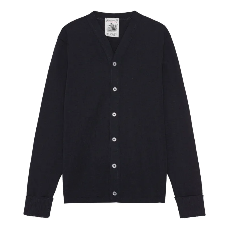 MARINE-II cardigan, navy blue made by S.N.S HERNING