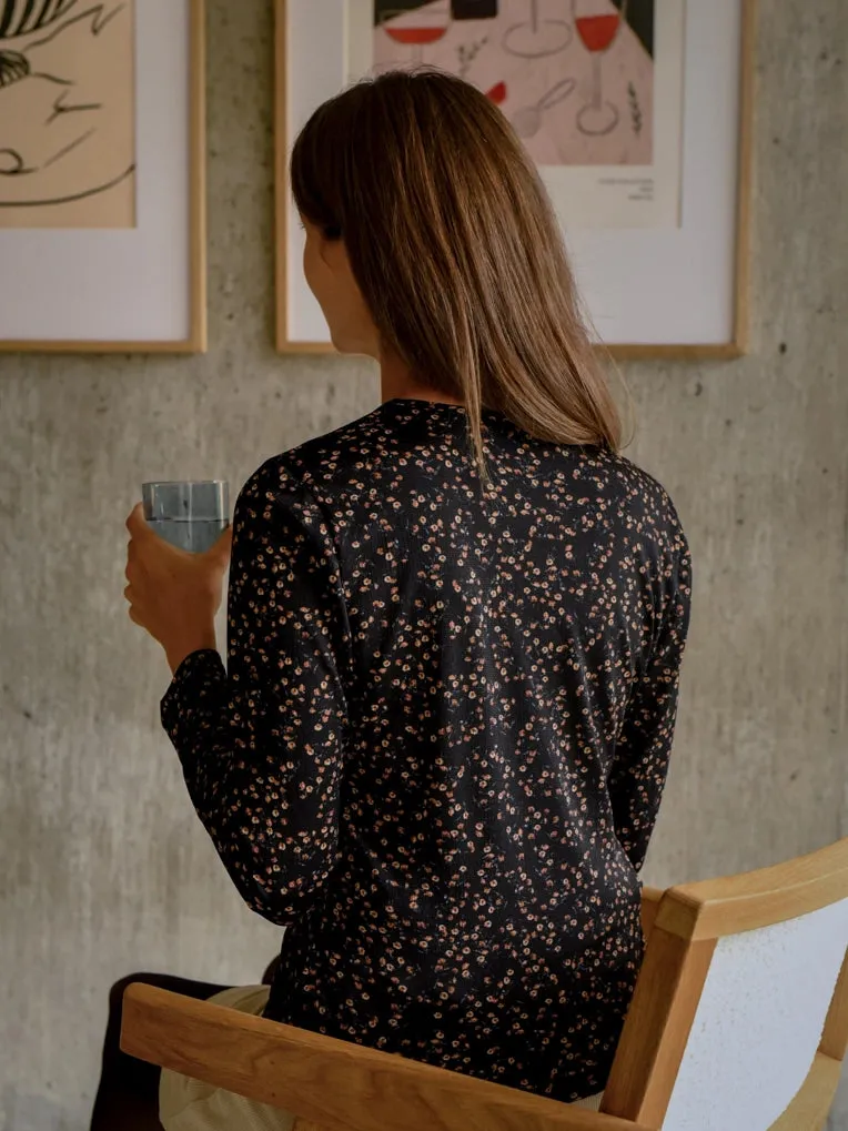 Harper Black Floral Top sold by From Rachel product image thumbnail 2
