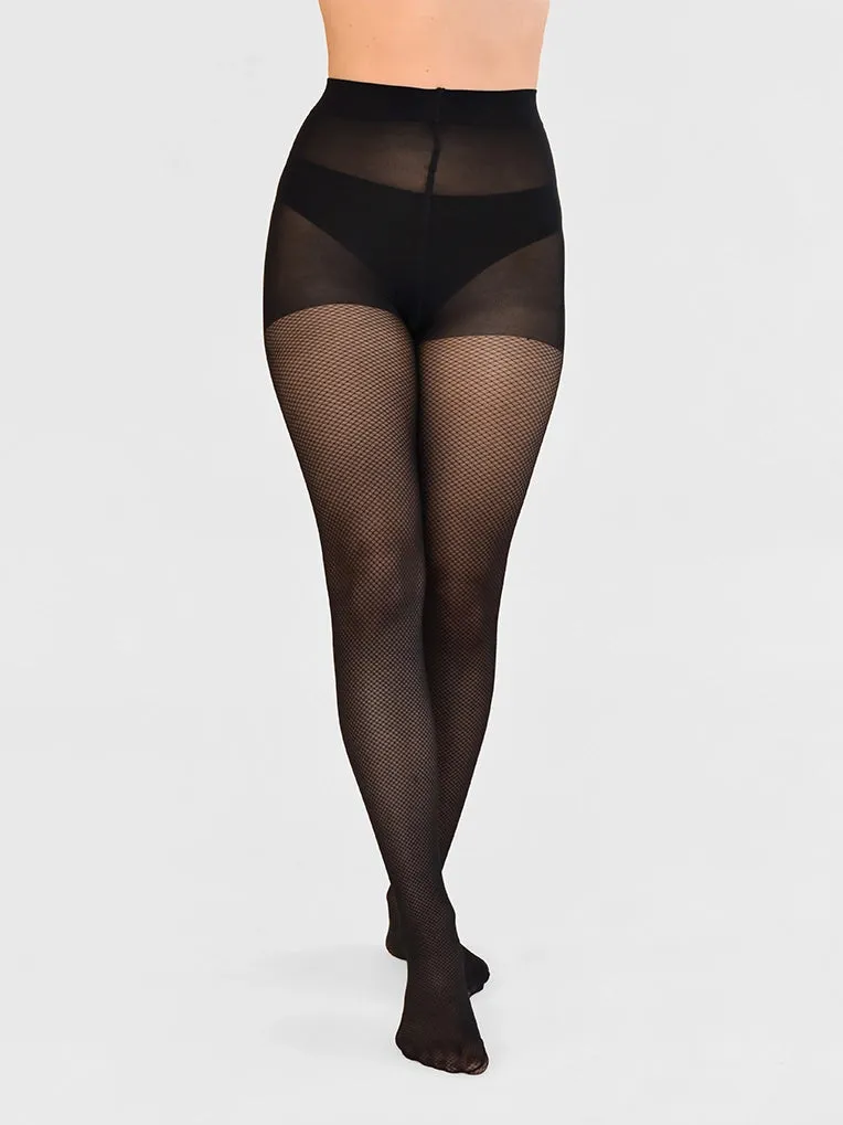Back Seam Fishnet Style Tights sold by From Rachel product image thumbnail 5