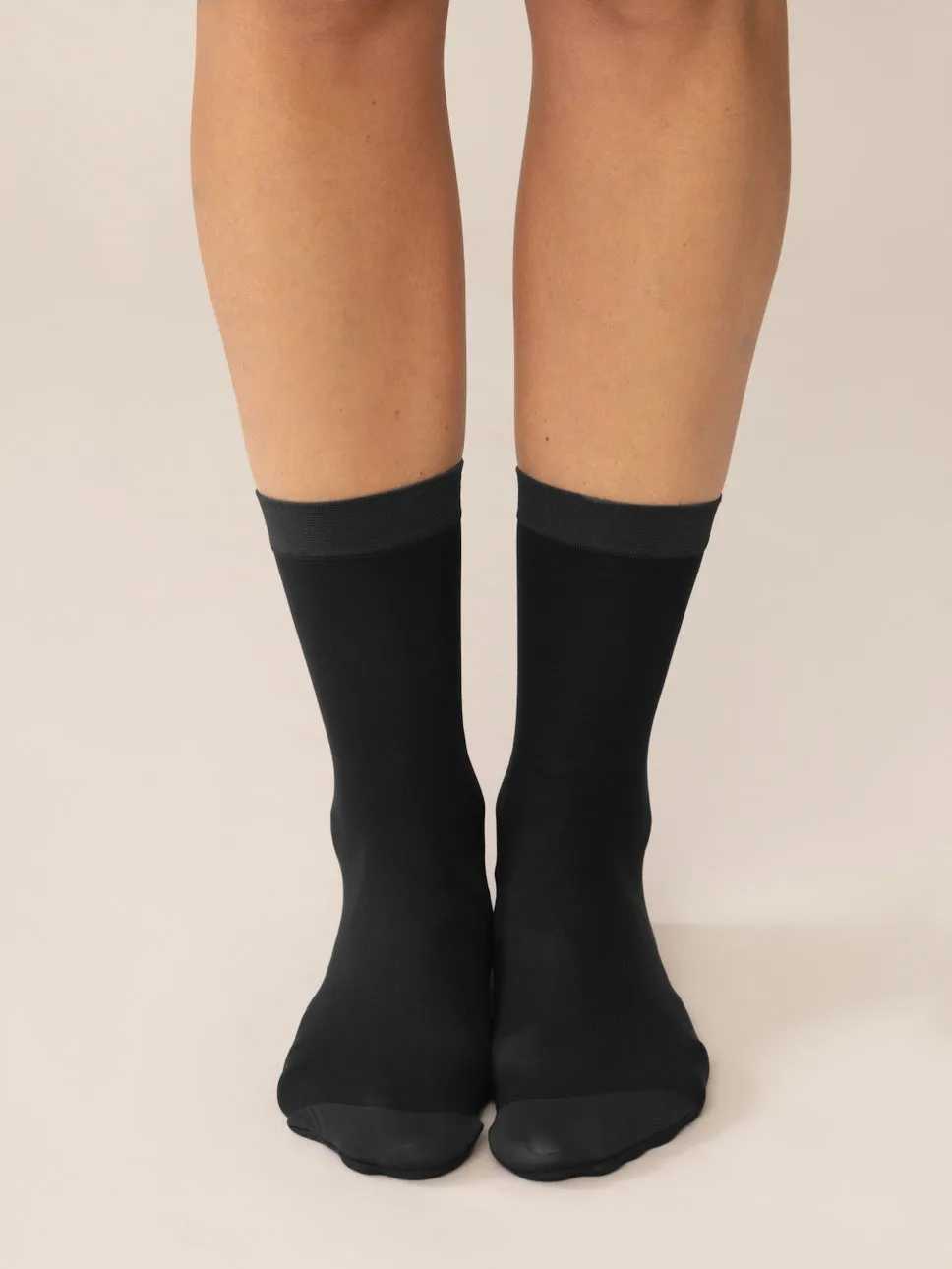 Back Vine Sheer Socks in Black sold by From Rachel