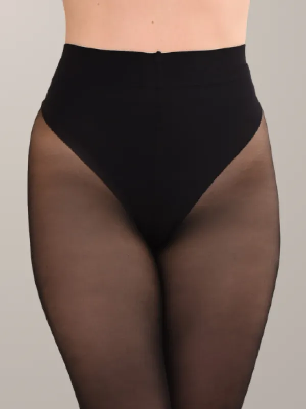 Collant avec maintien pour le ventre 30D (France) made by From Rachel