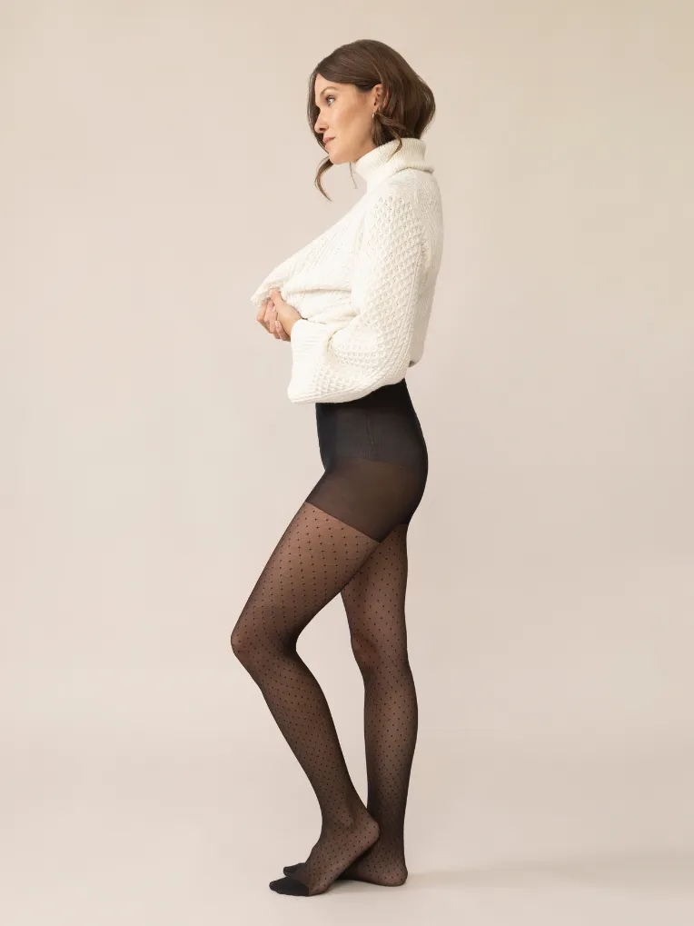 Fishnet Style Tights in Black sold by From Rachel product image thumbnail 2