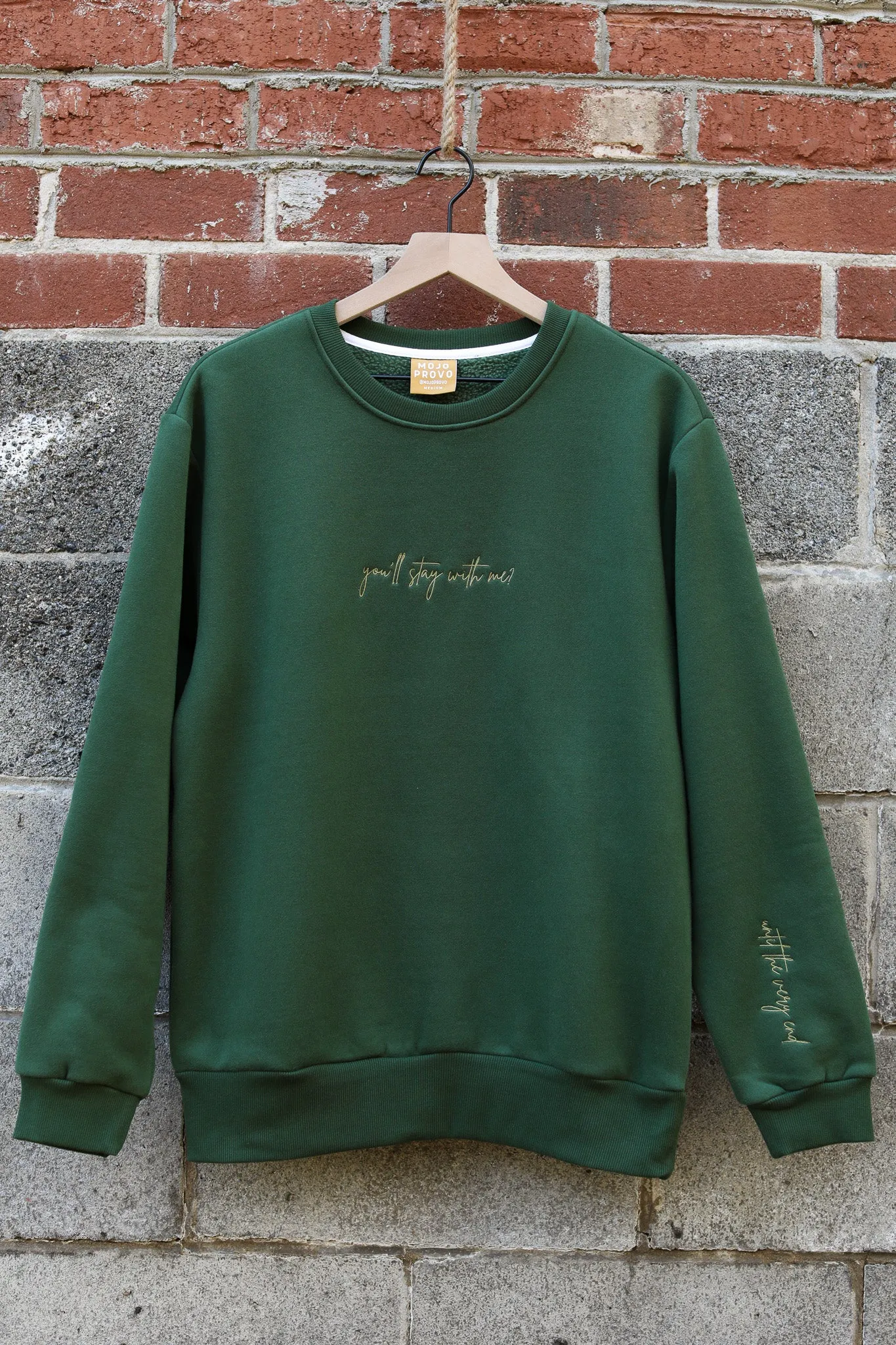 Until The Very End Crewneck sold by Mojo Provo