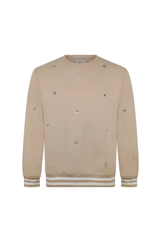 Tortured Poets Charm Crew sold by Mojo Provo