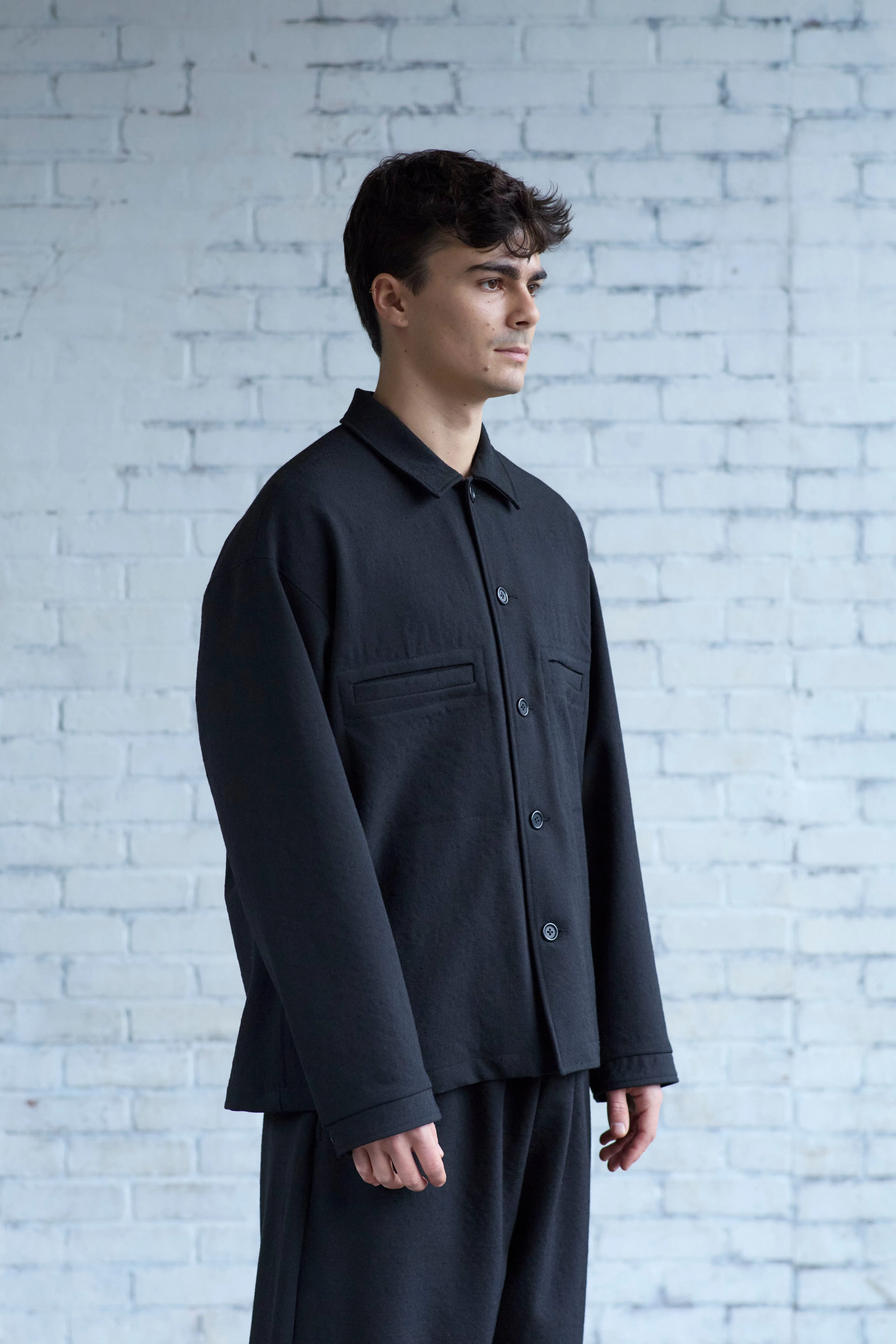Work Shirt in Wool Gabardine sold by Of Nothing product image thumbnail 5